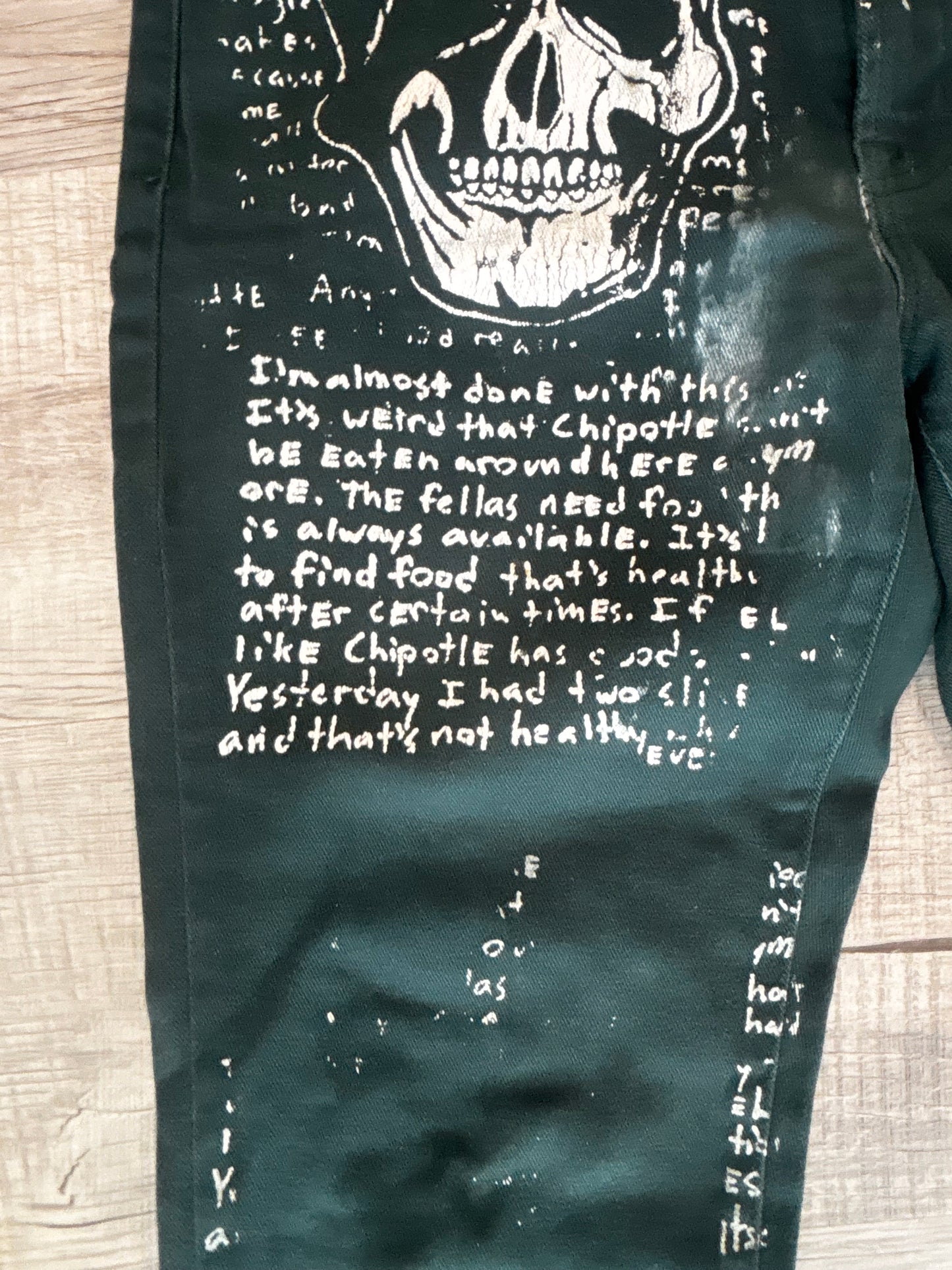 Warren lotas 17/50 sample demon denim