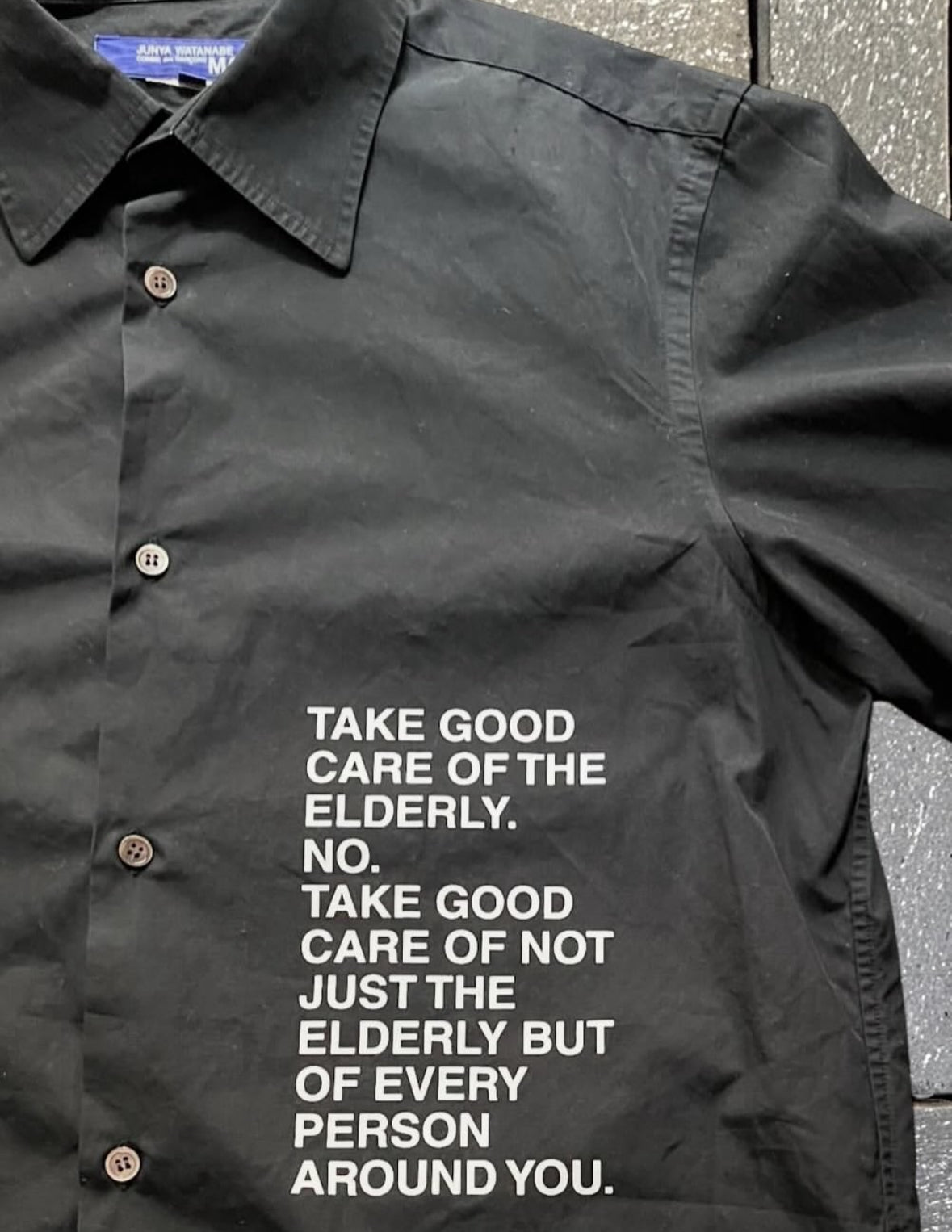 CDG Junya Watanabe ss01 elders button up