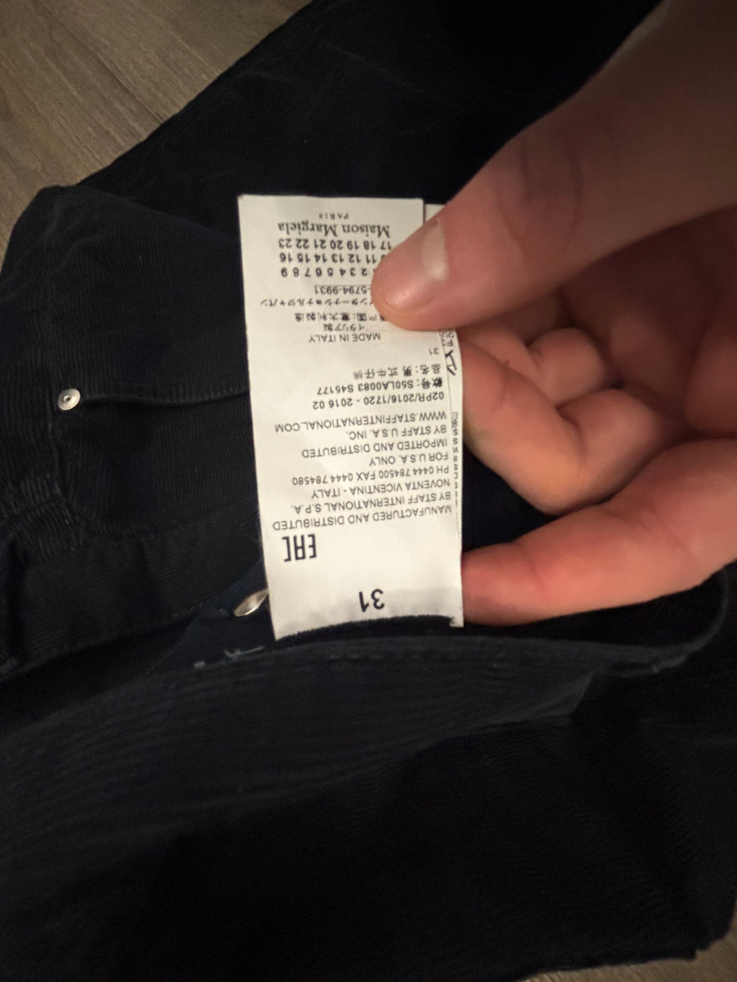 Maison Margiela Corduroy jeans