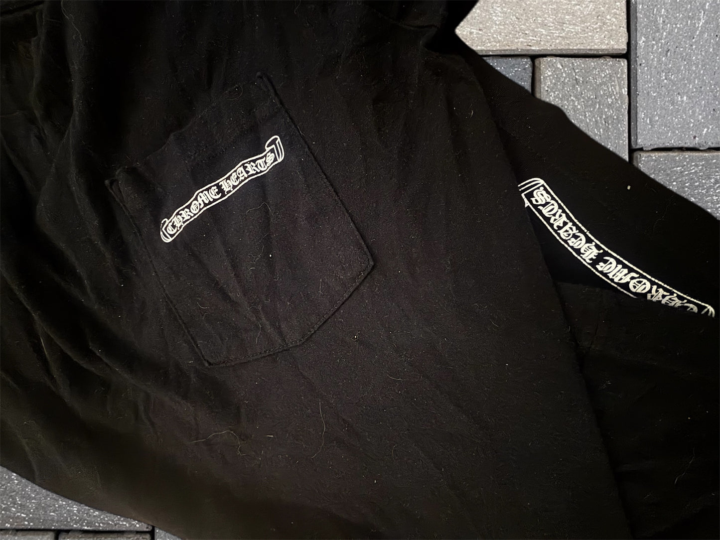 Chrome Hearts arc scroll logo tee
