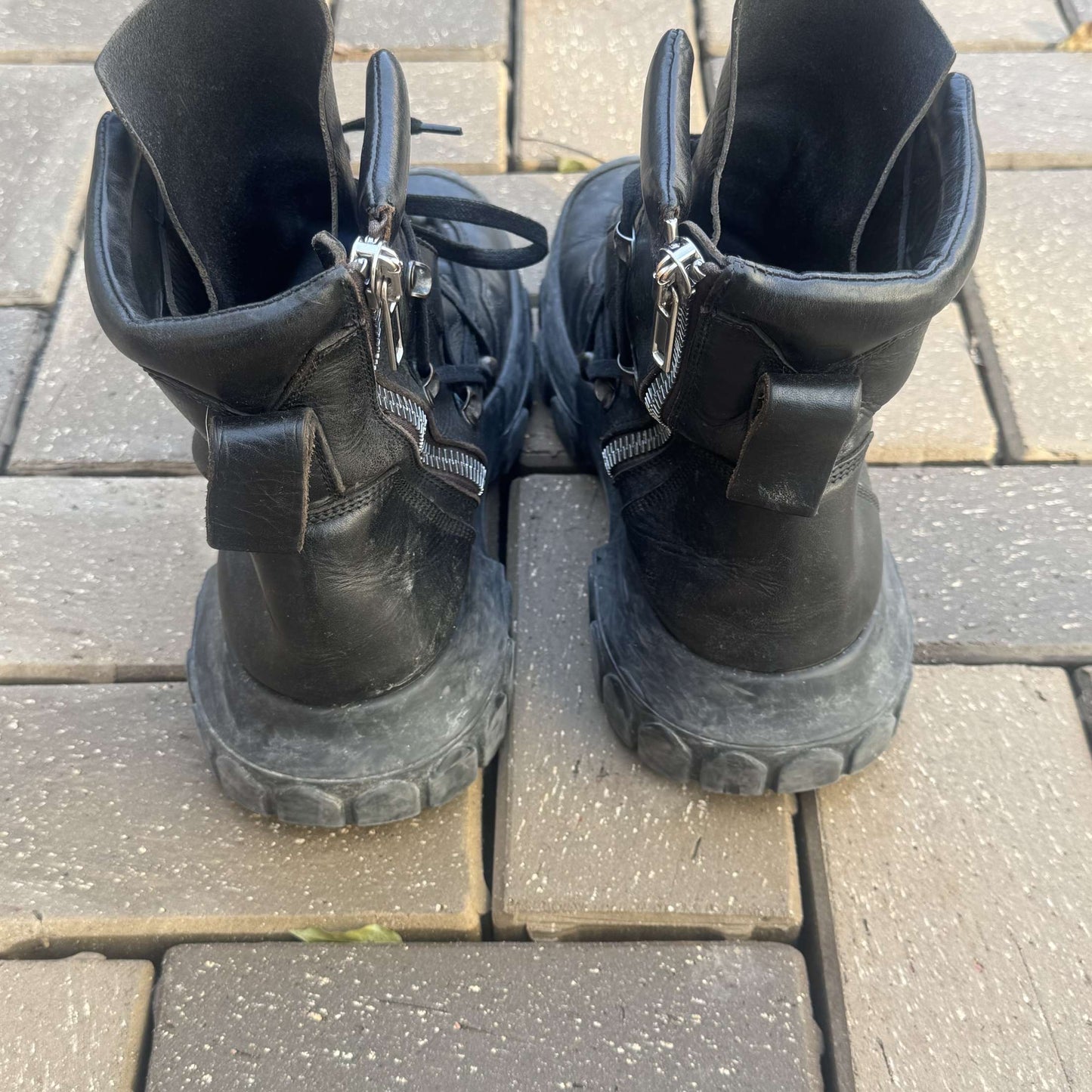 Rick Owens Tractor Hexagram Boots