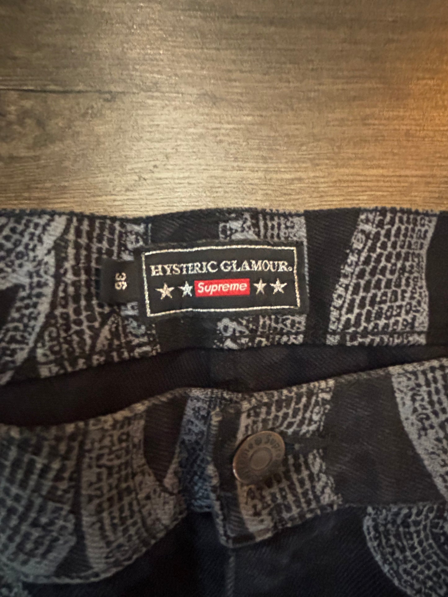 Hysteric Glamour Supreme Snake Double Knees