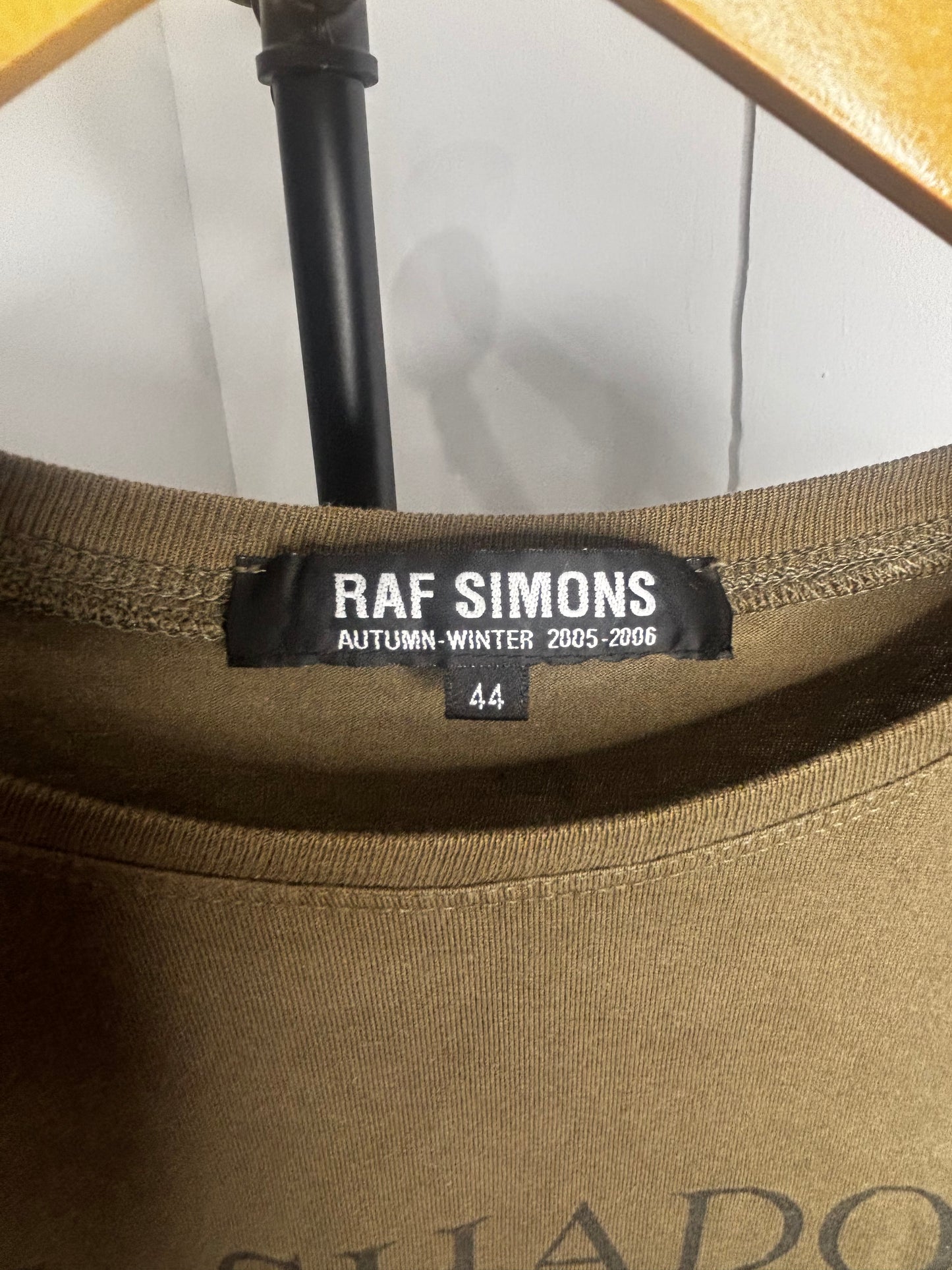 RAF SIMONS history of my world ss06 longsleeve