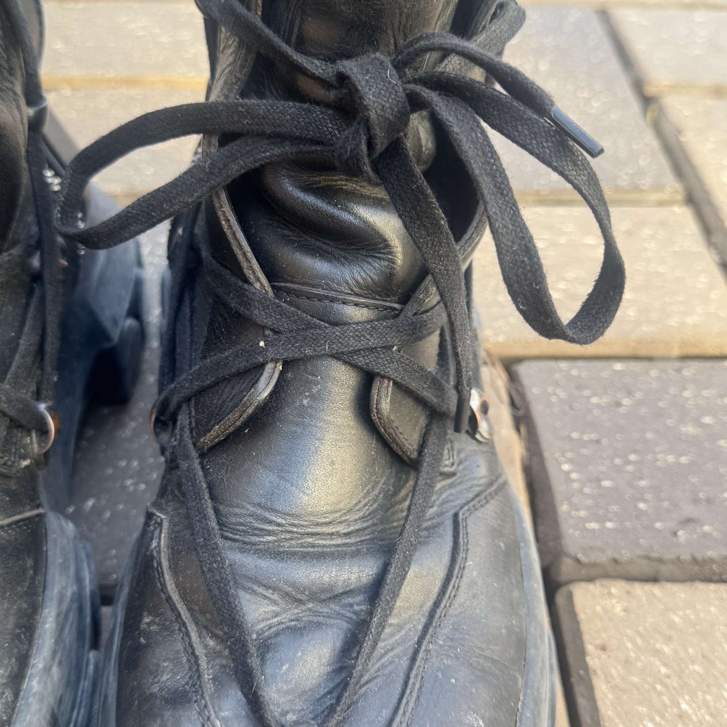 Rick Owens Tractor Hexagram Boots