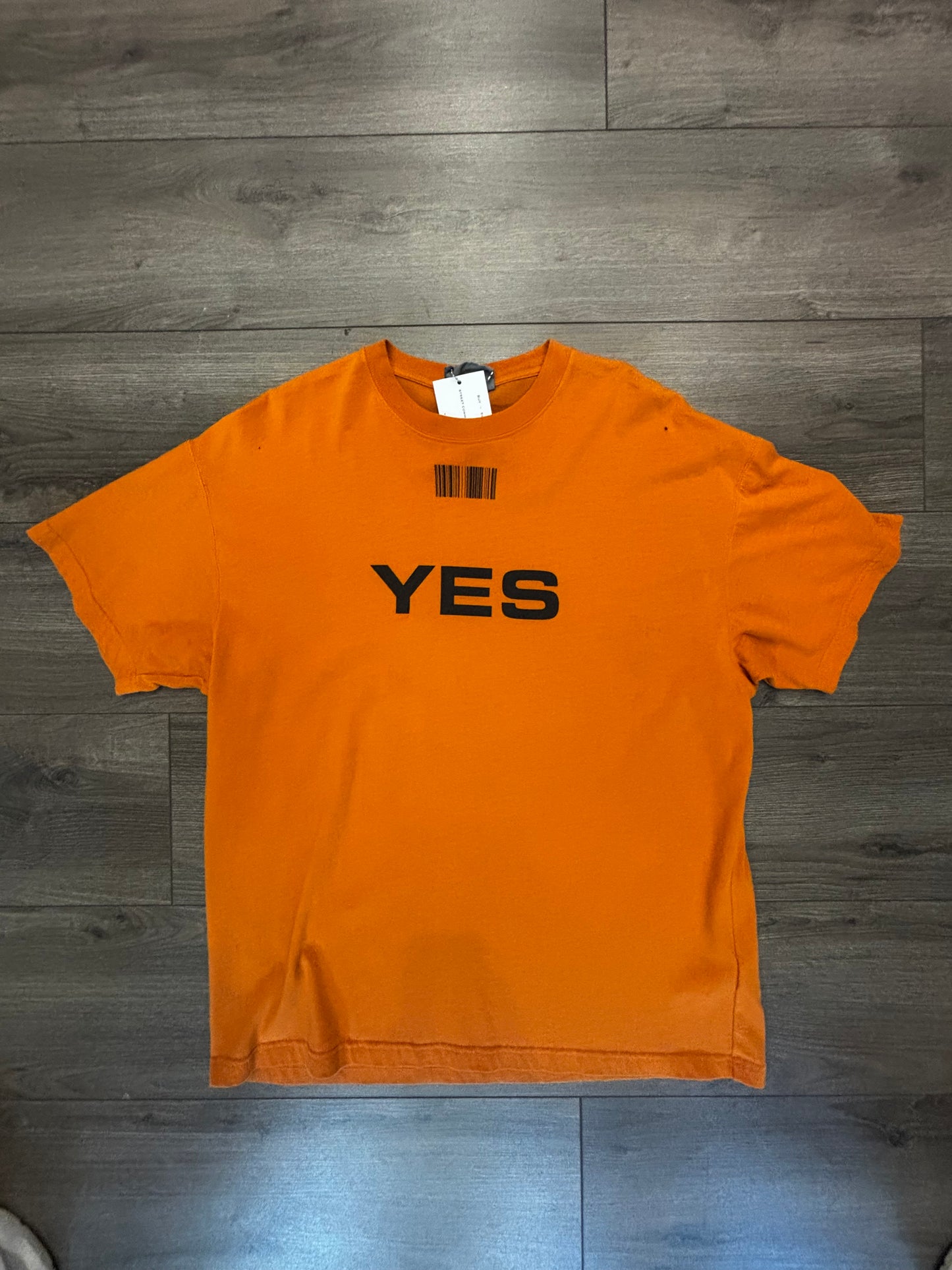 Vetements yes/ no tee