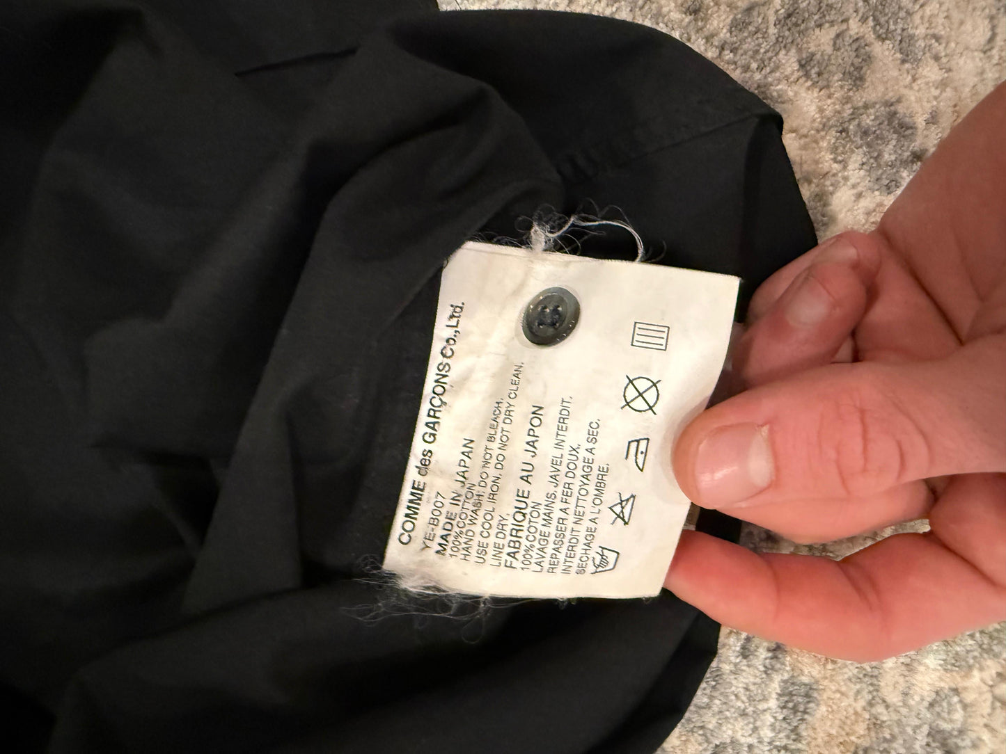 CDG Junya Watanabe ss01 elders button up