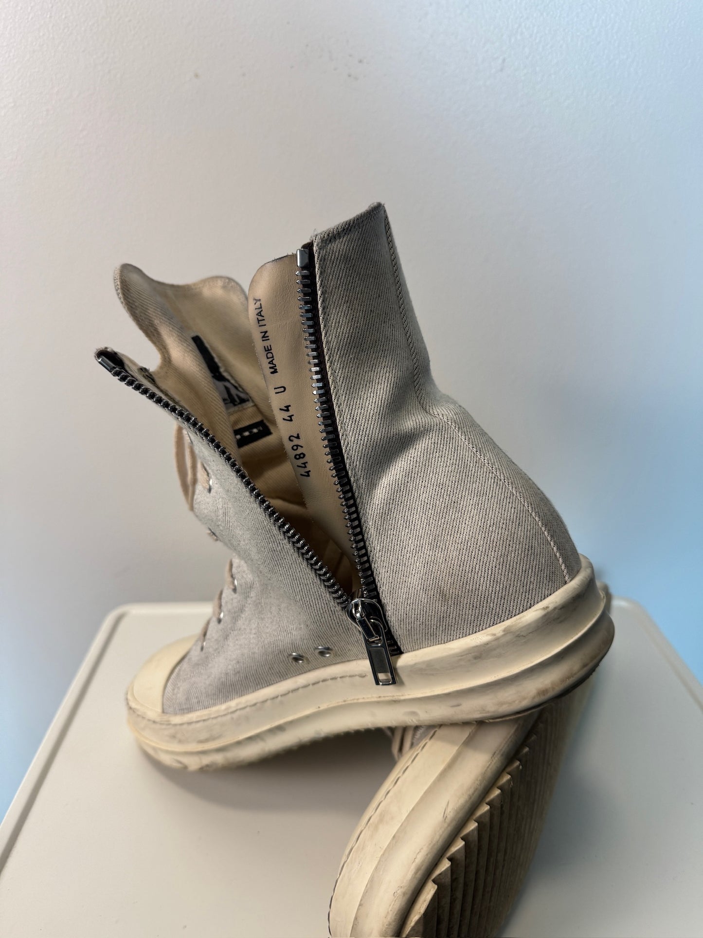 Rick Owen’s canvas Ramones