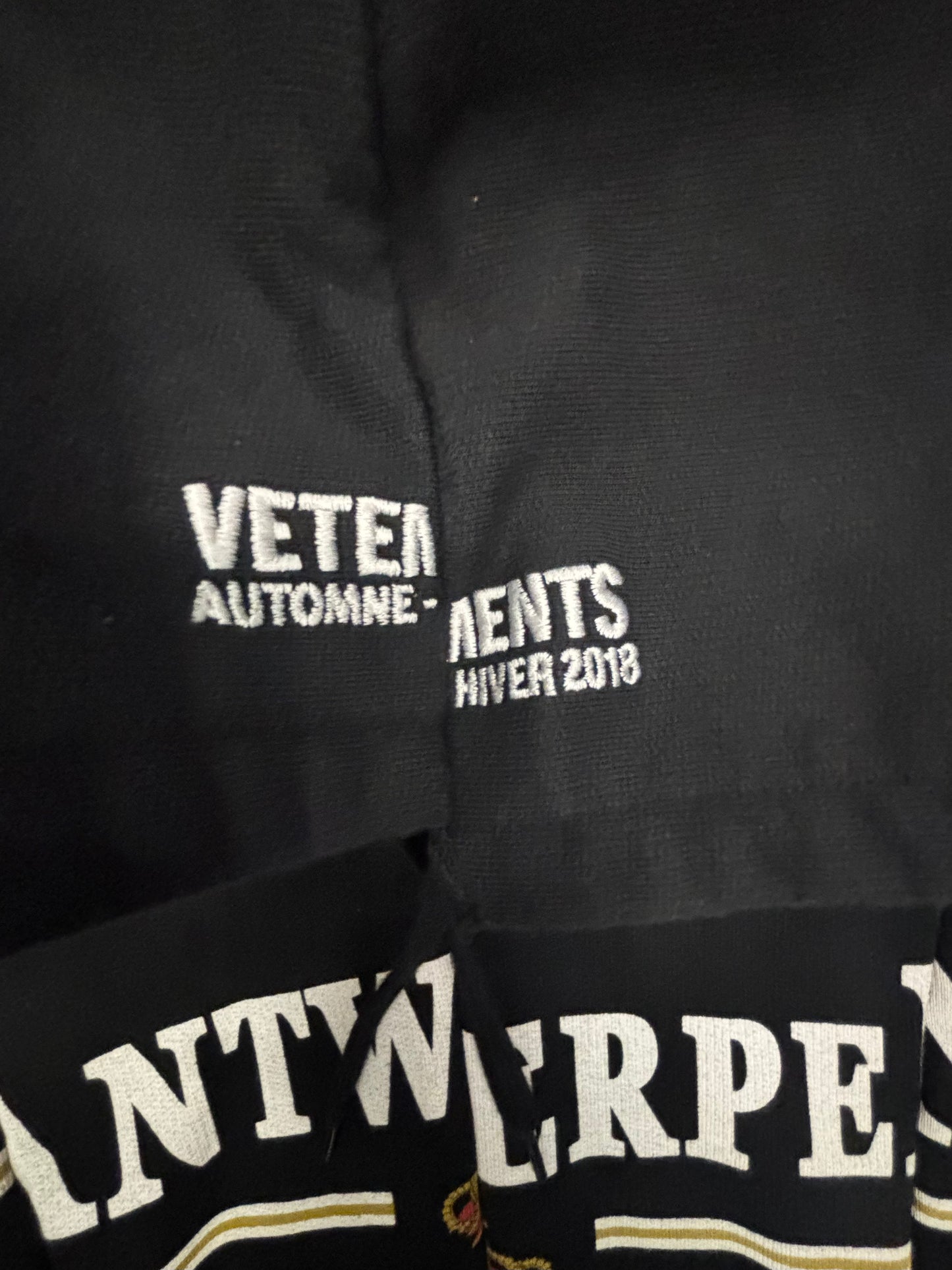 Vetements Antwerpen Split Hoodie