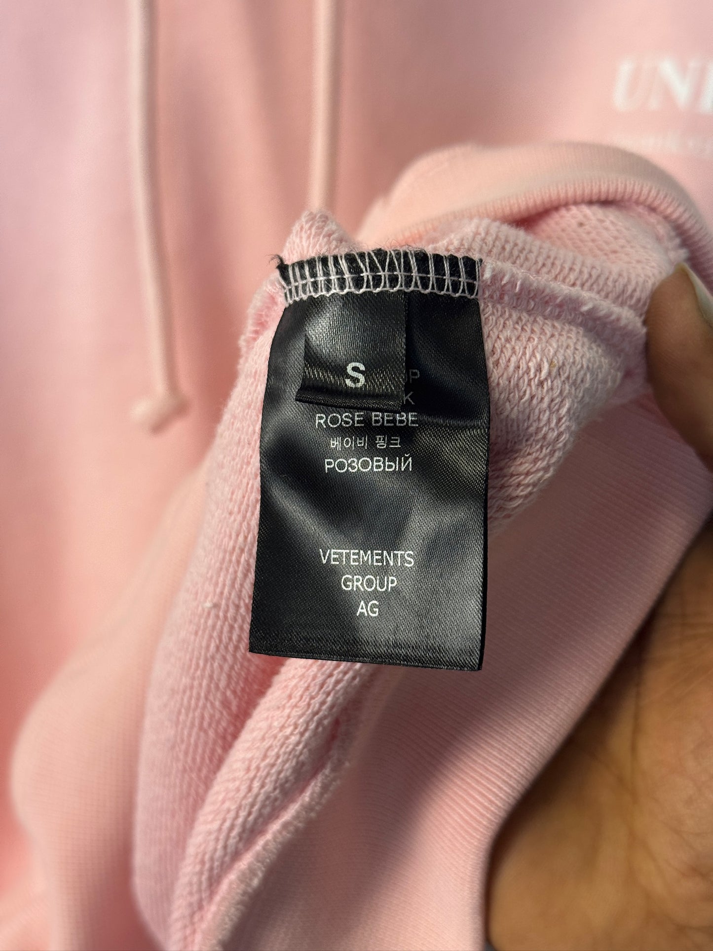 Vetements unicorn hoodie