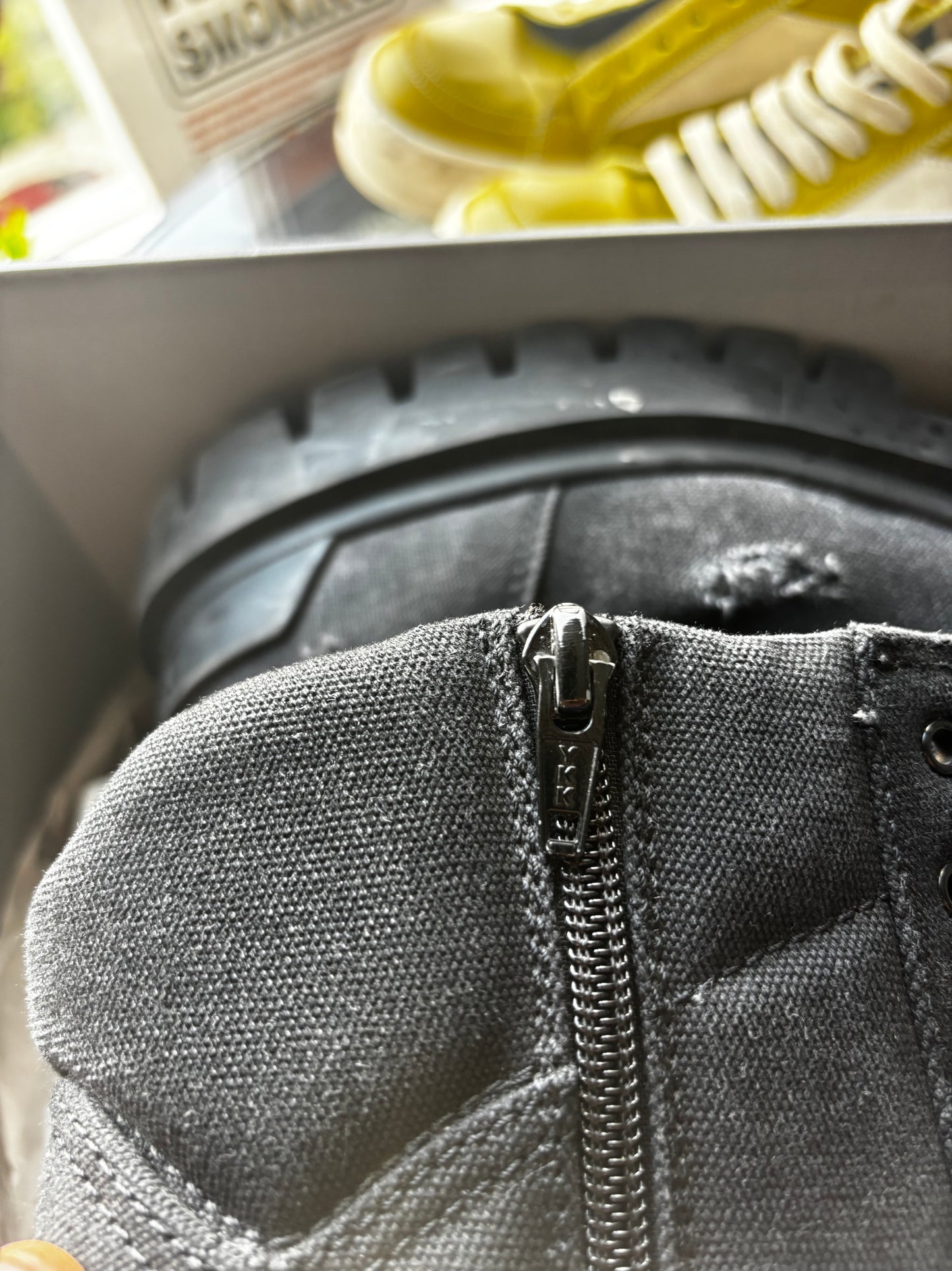Balenciaga distressed strike boots