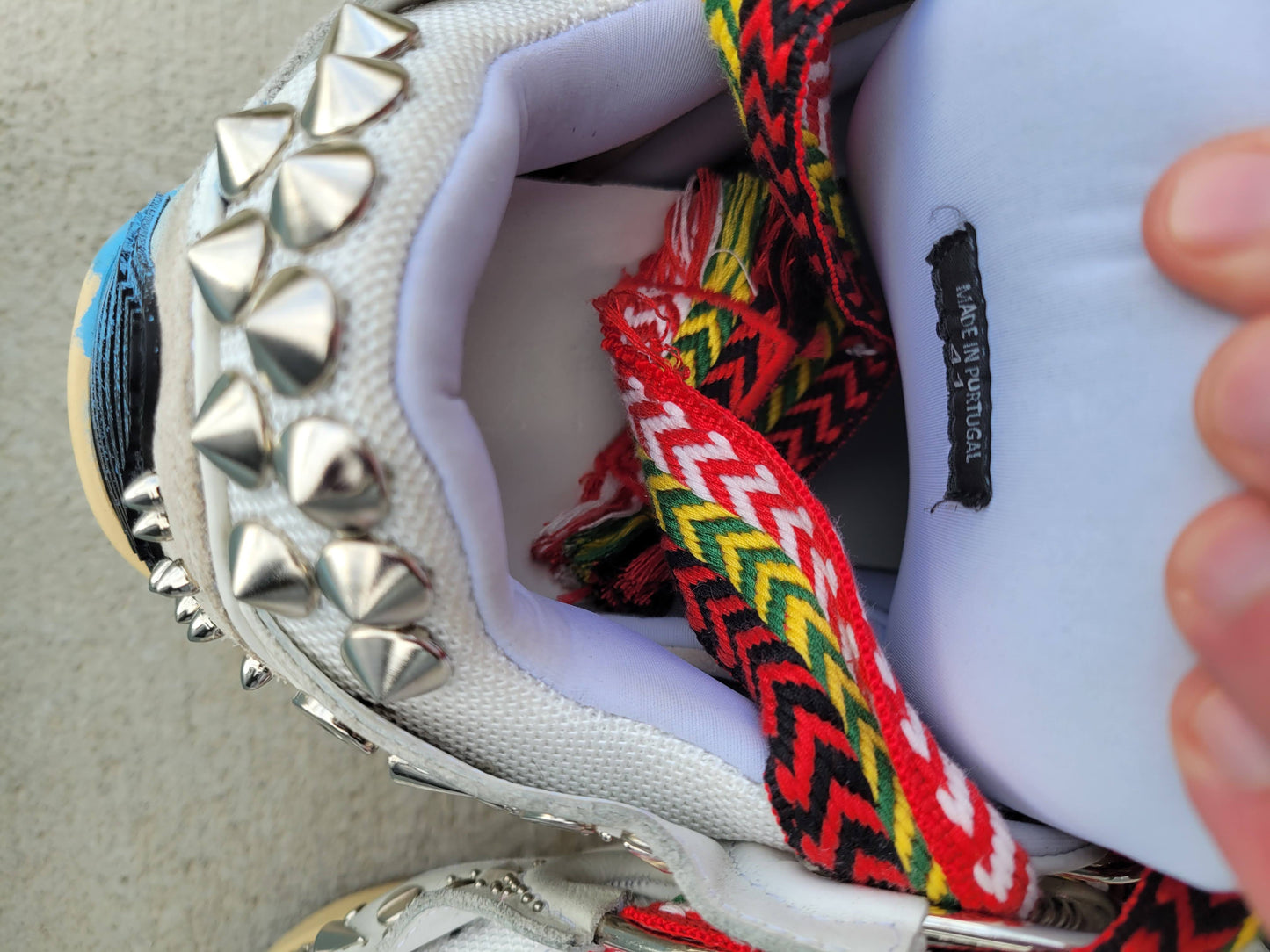 Lanvin Graffiti Curb Sneaker