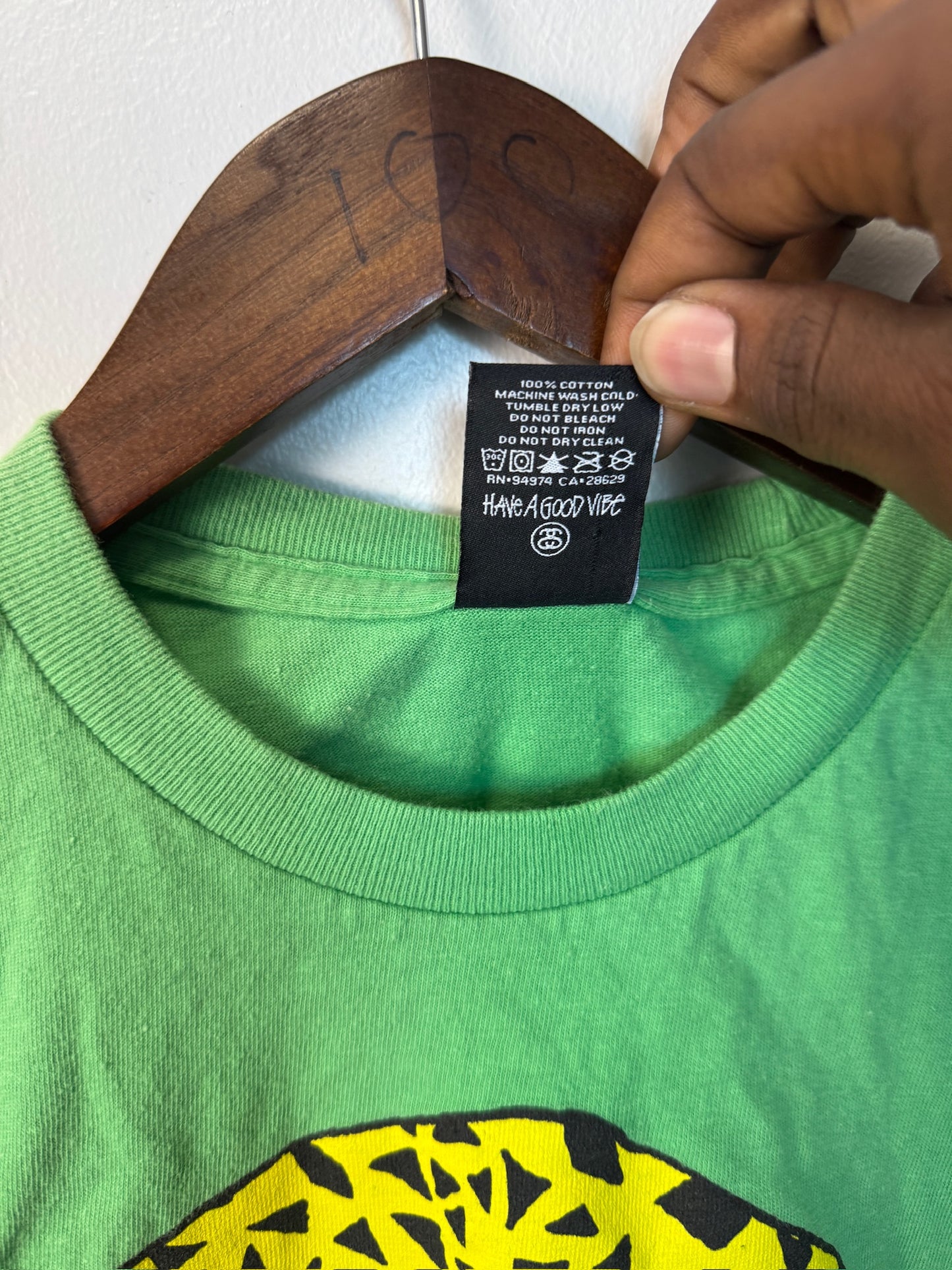 Stussy skull tee