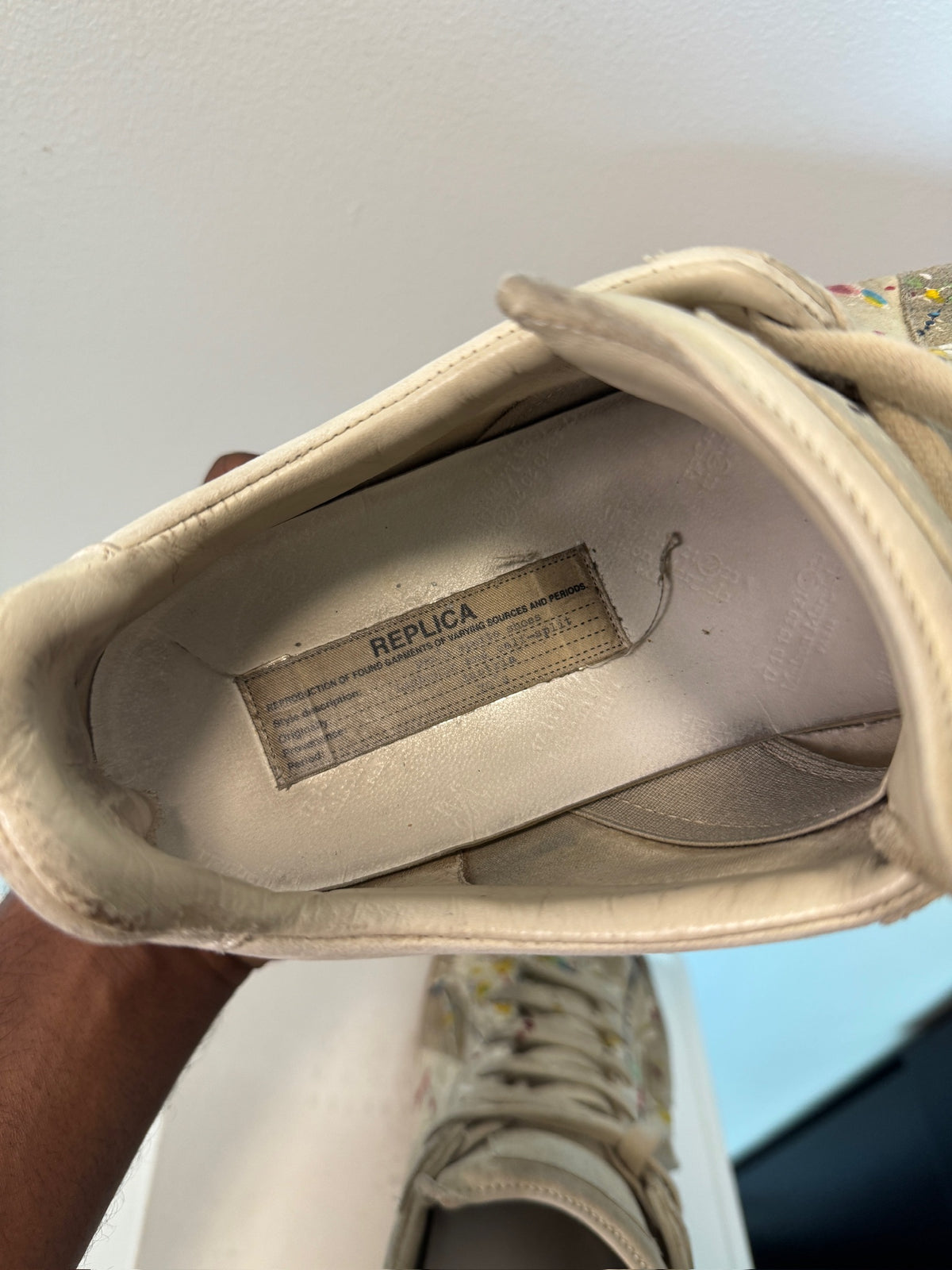Maison Margiela splatter paint gats