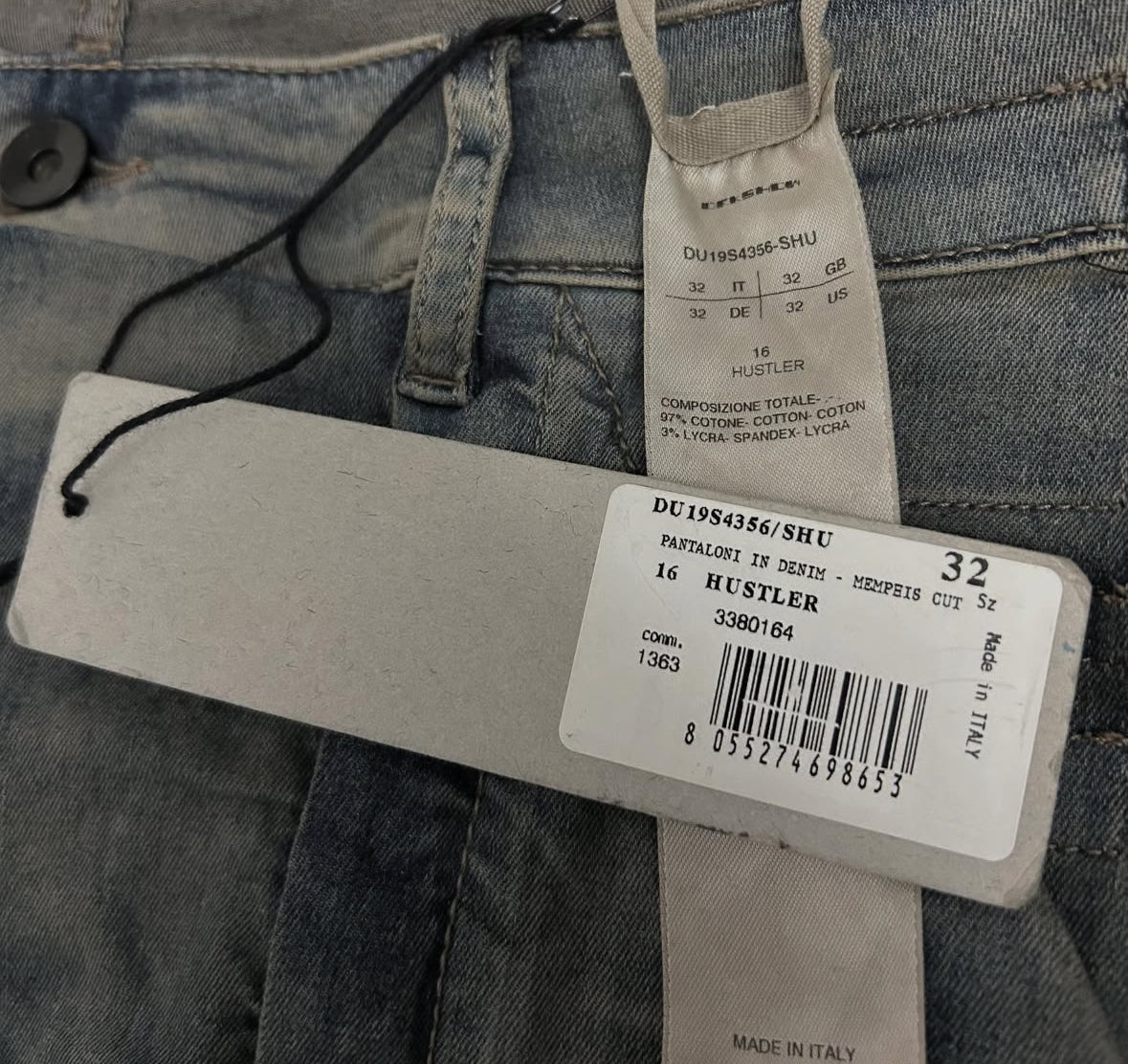 Rick Owen’s hustler Memphis cut denim