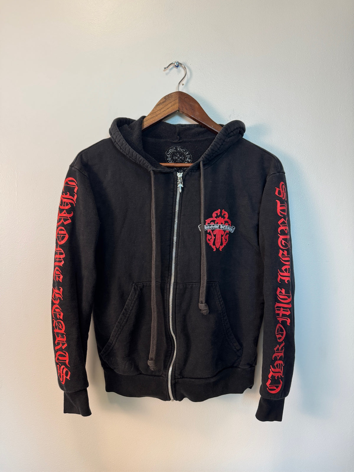 Chrome hearts vine dagger zip