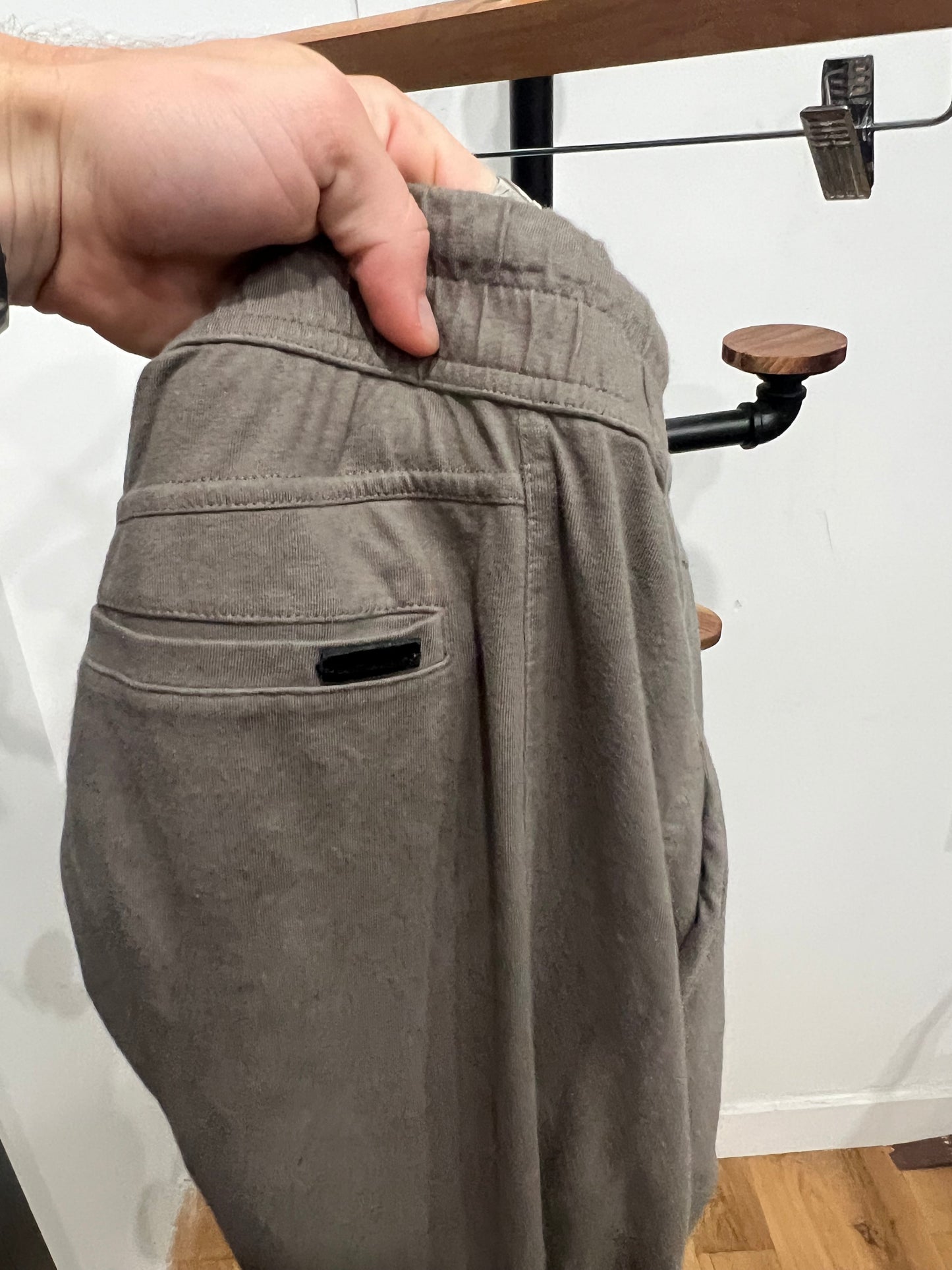 Saint Laurent Paris brown cozy joggers