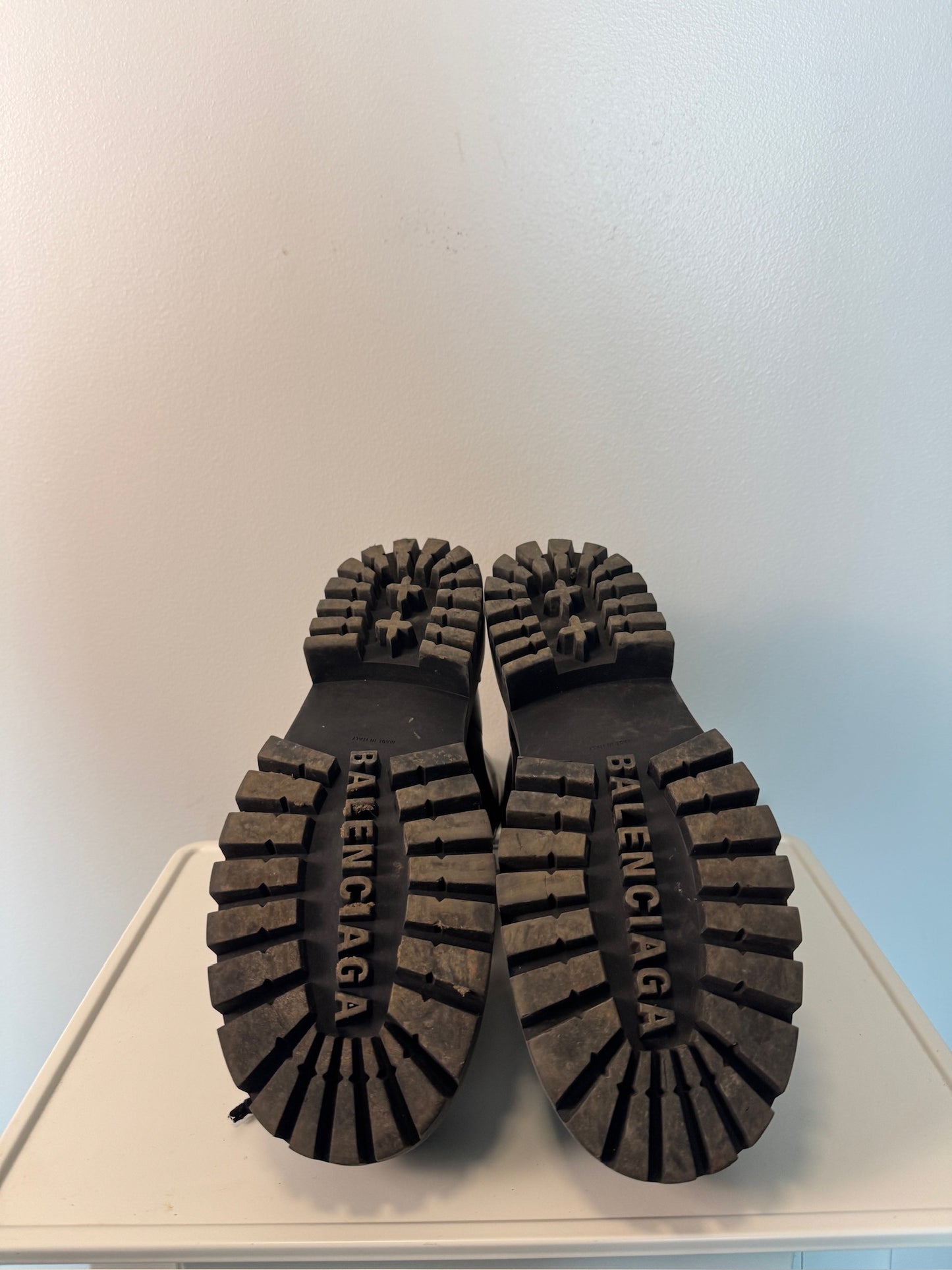 Balenciaga Strikes leather