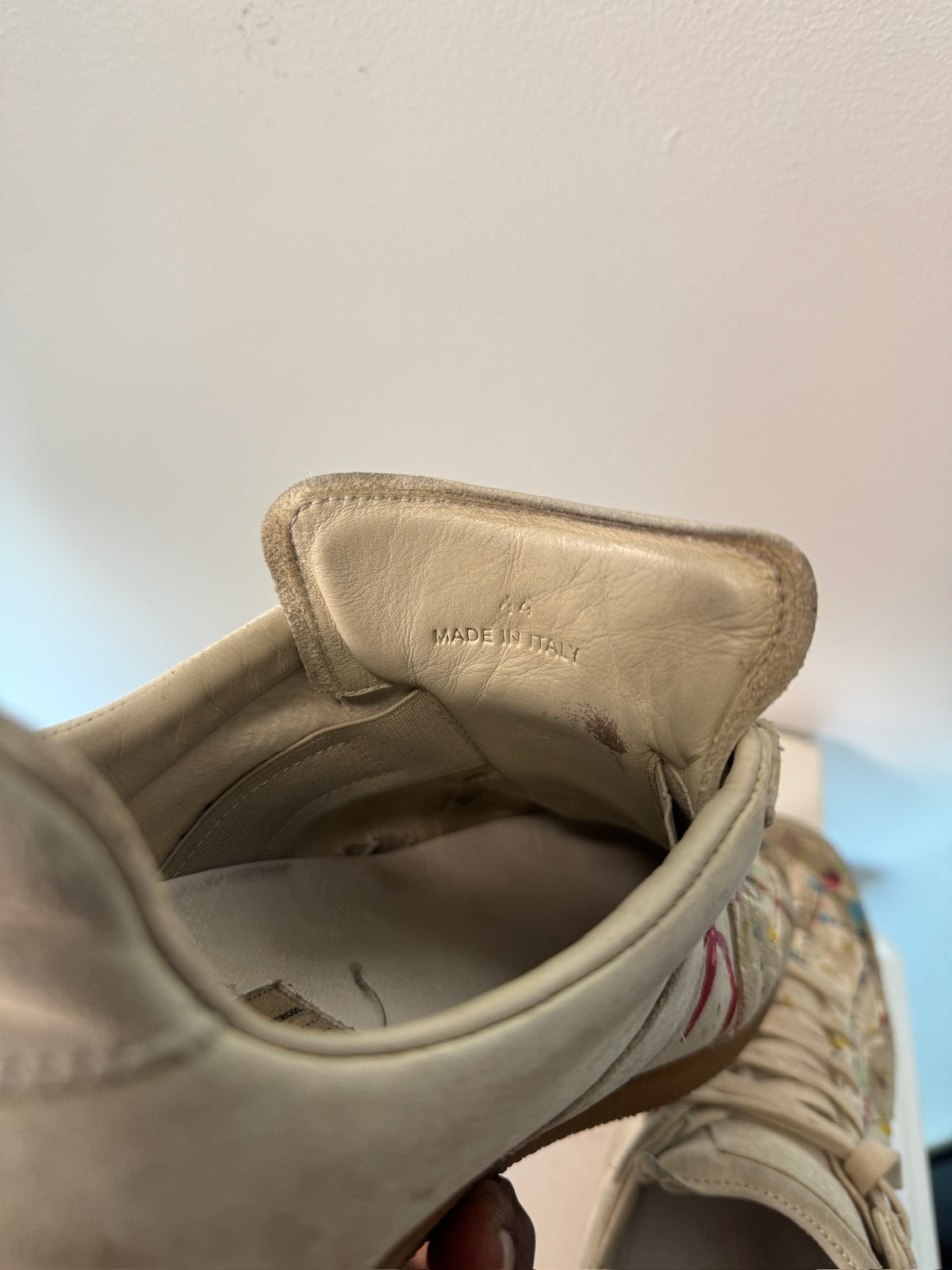 Maison Margiela splatter paint gats