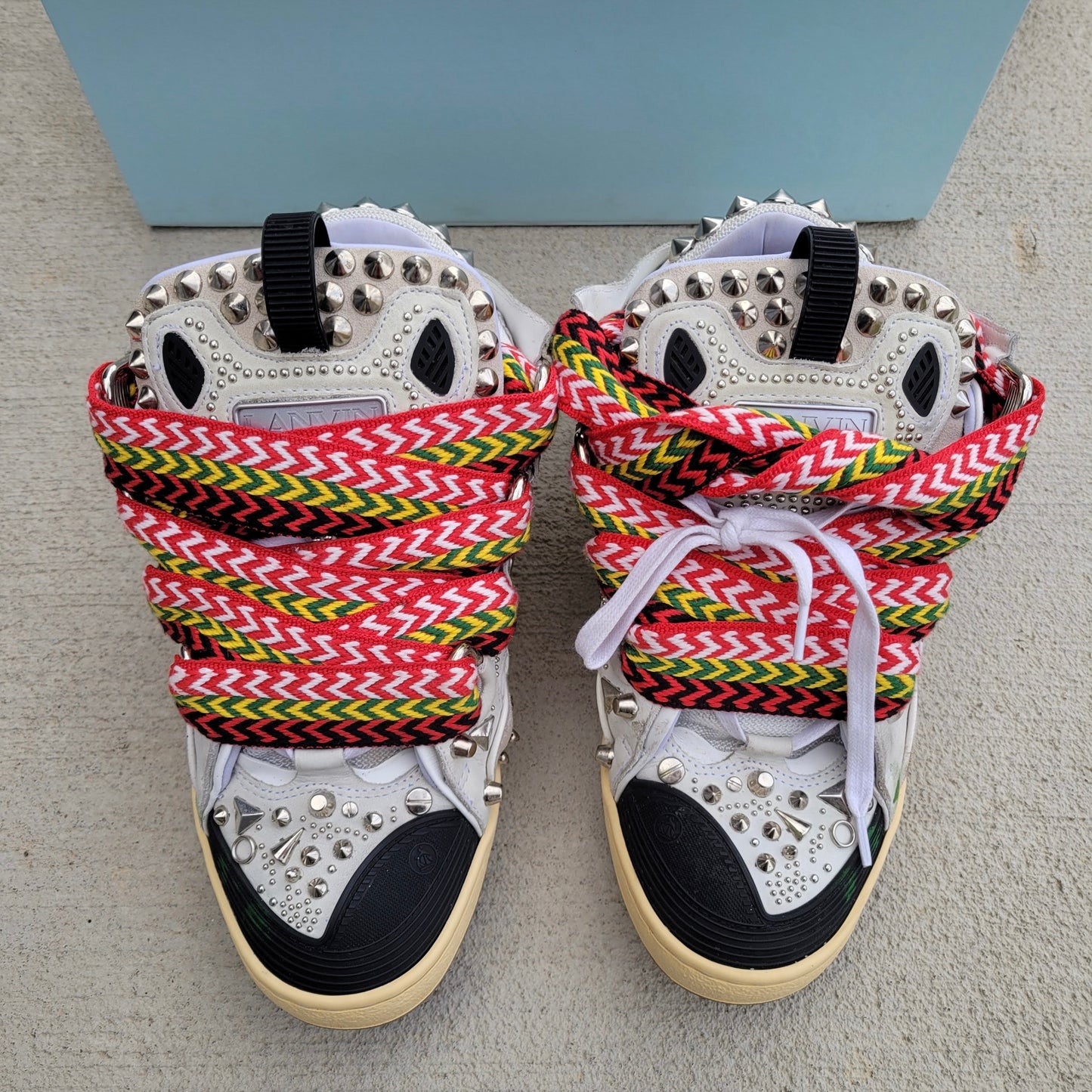 Lanvin Graffiti Curb Sneaker
