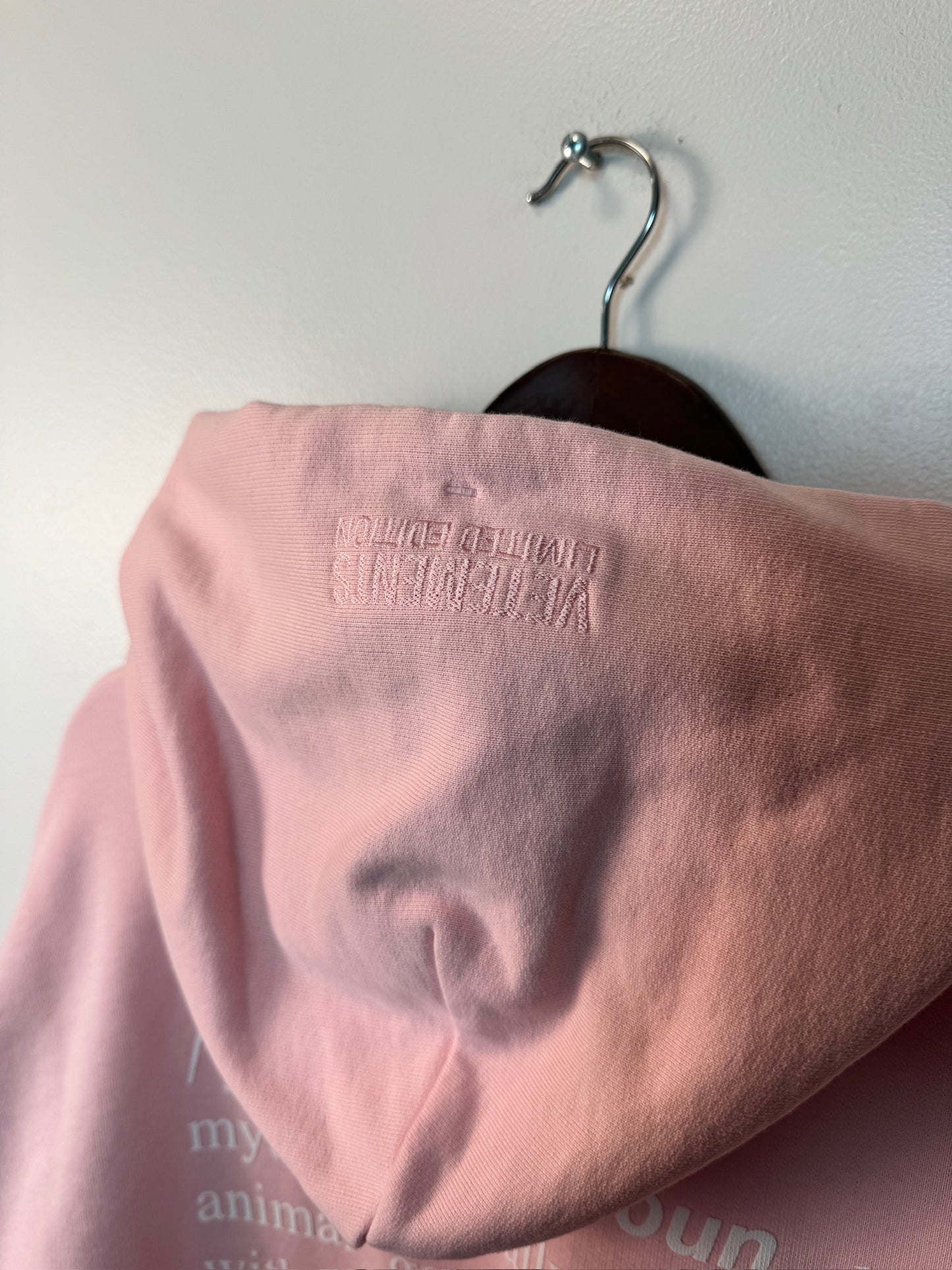 Vetements unicorn hoodie