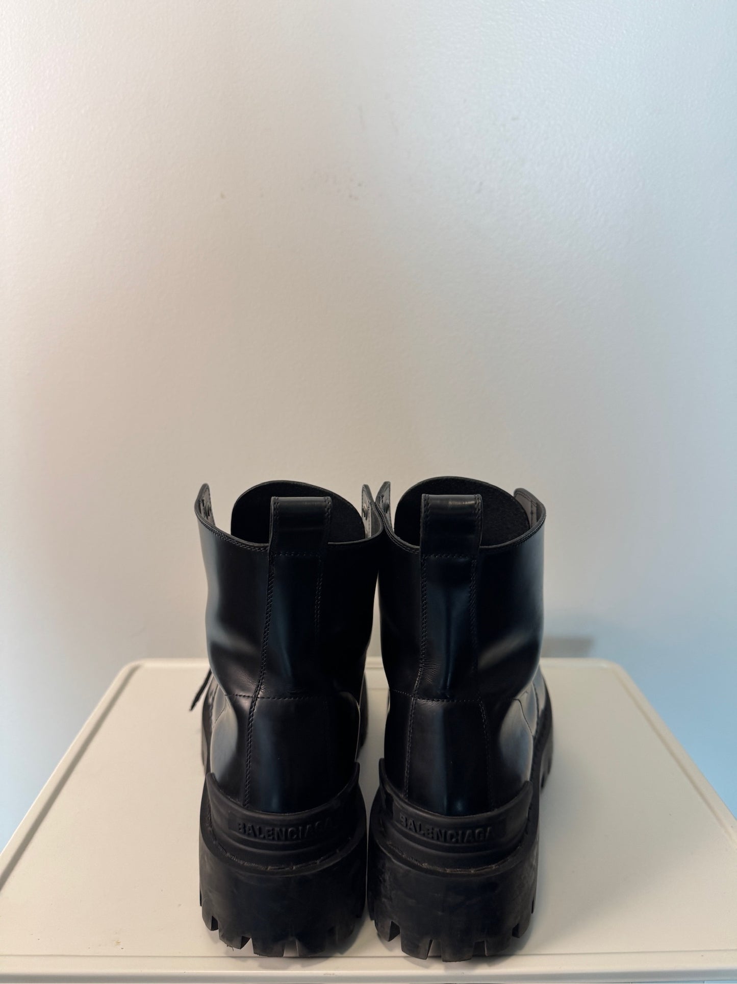 Balenciaga Strikes leather