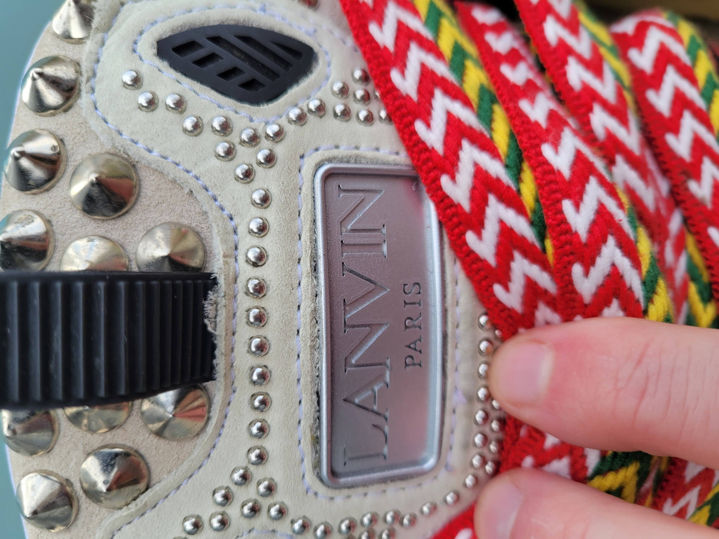 Lanvin Graffiti Curb Sneaker