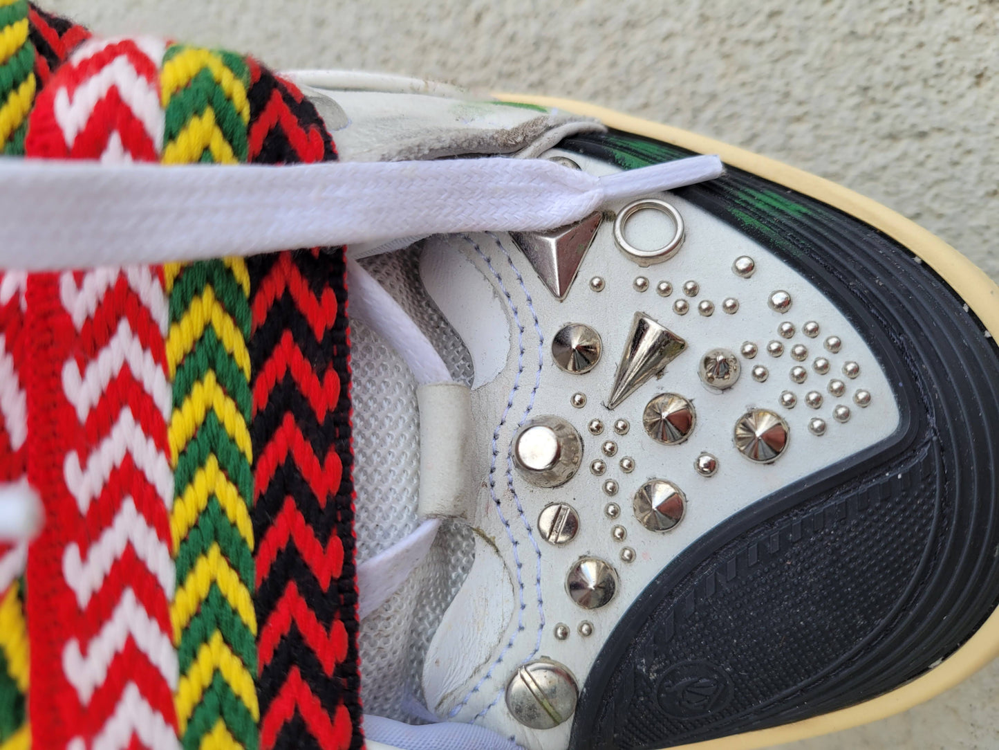 Lanvin Graffiti Curb Sneaker