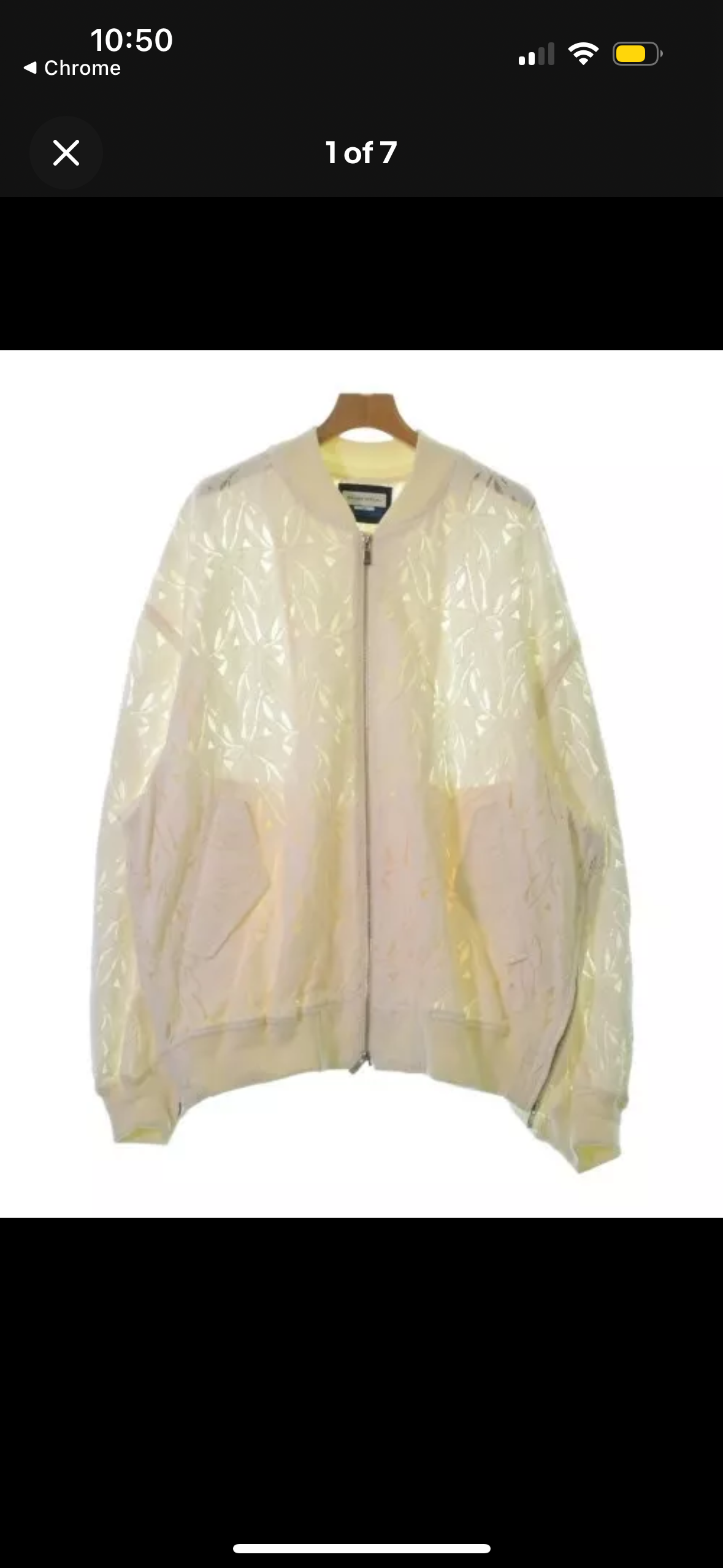 Maison Special  butterfly zip up