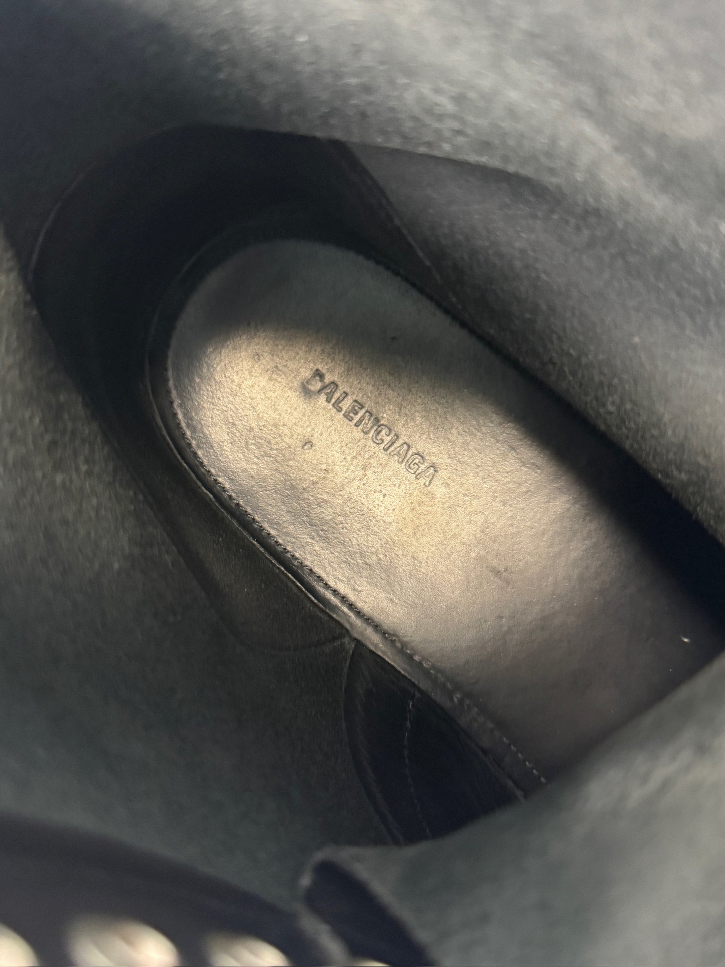 Balenciaga Strikes leather