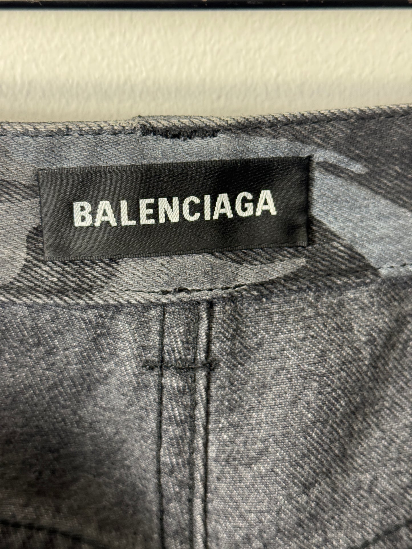 Balenciaga grey camo shorts