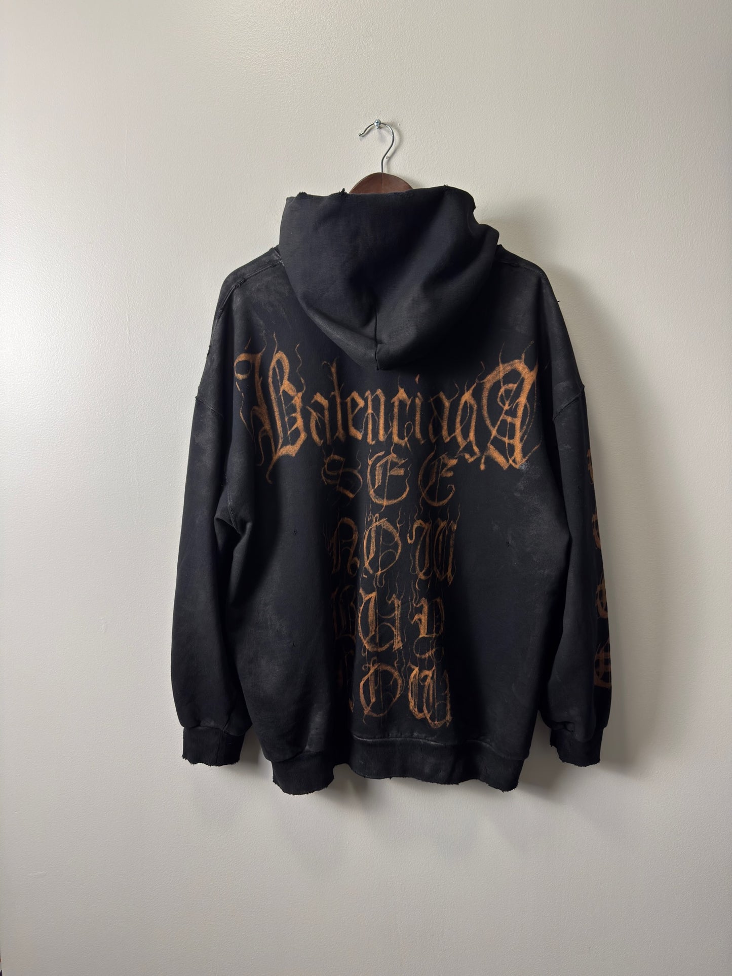 Balenciaga heavy metal zip