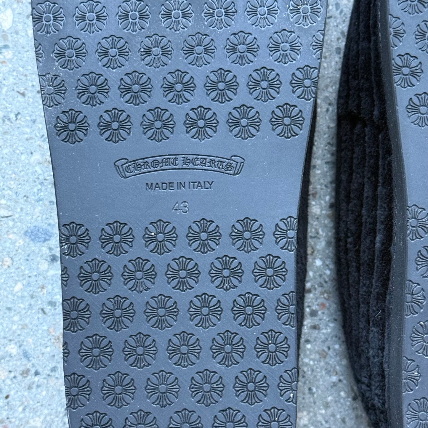 Chrome hearts dagger slip ons