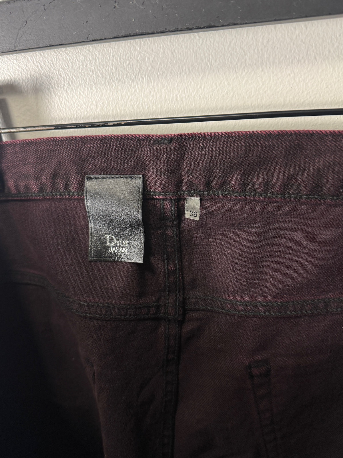 Dior Japan red denim