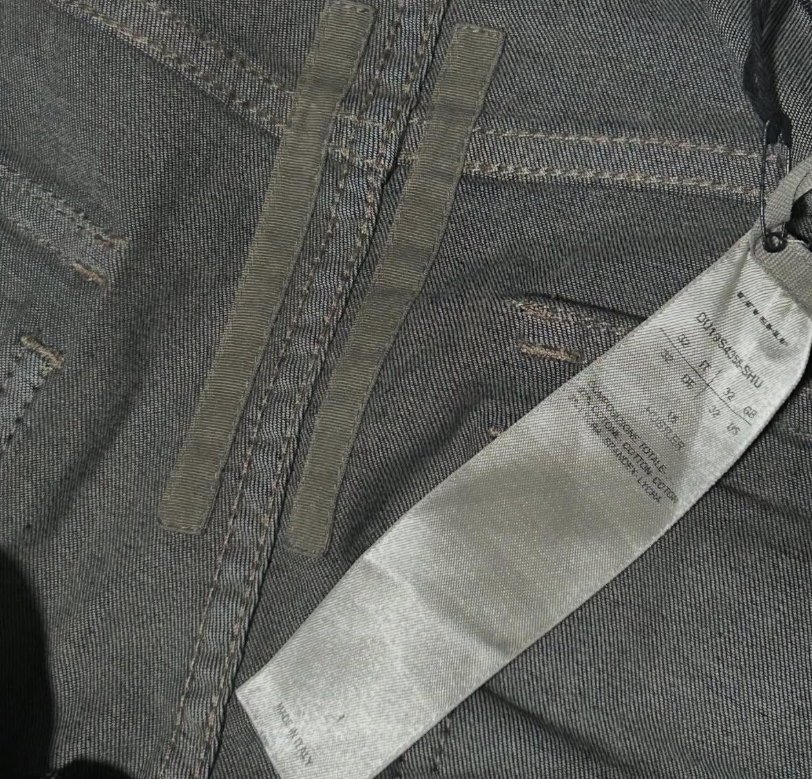 Rick Owen’s hustler Memphis cut denim