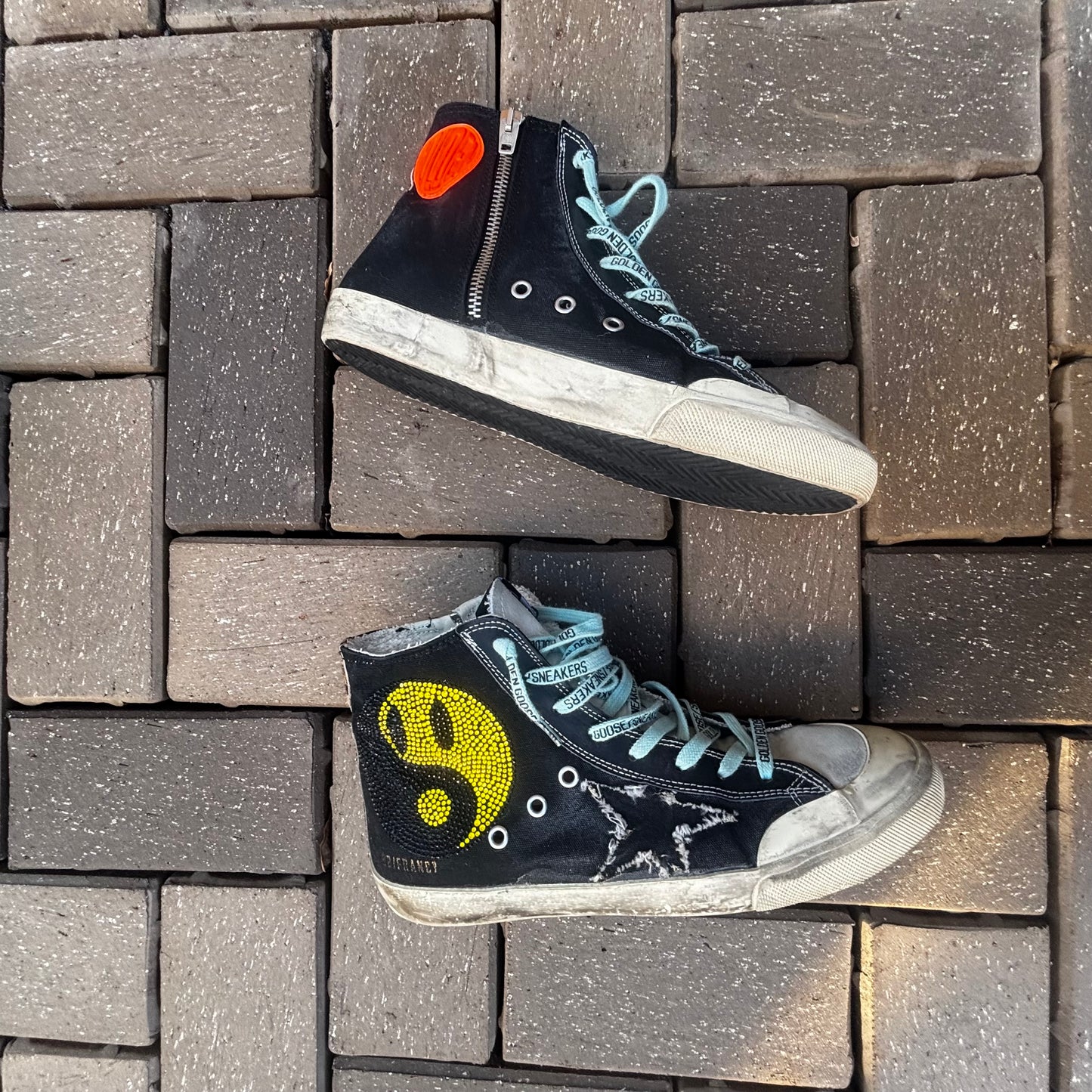Golden Goose Hightop Custom Sneakers