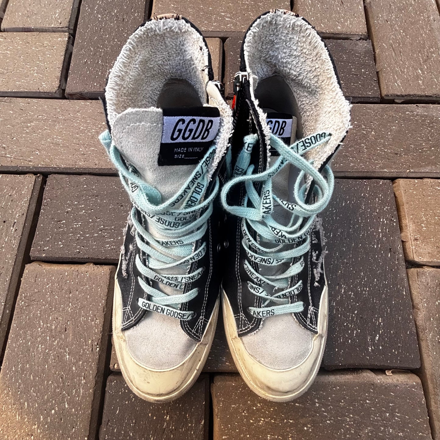 Golden Goose Hightop Custom Sneakers