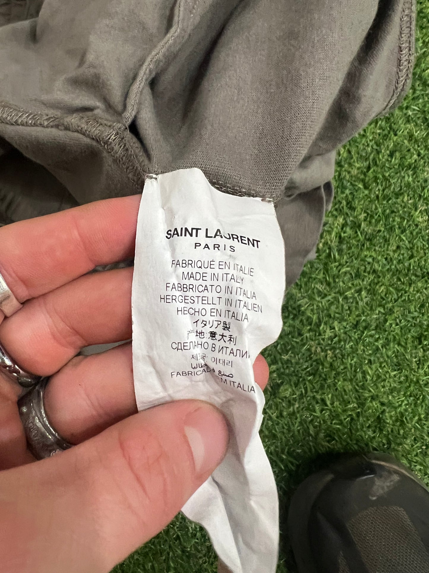 Saint Laurent Paris brown cozy joggers