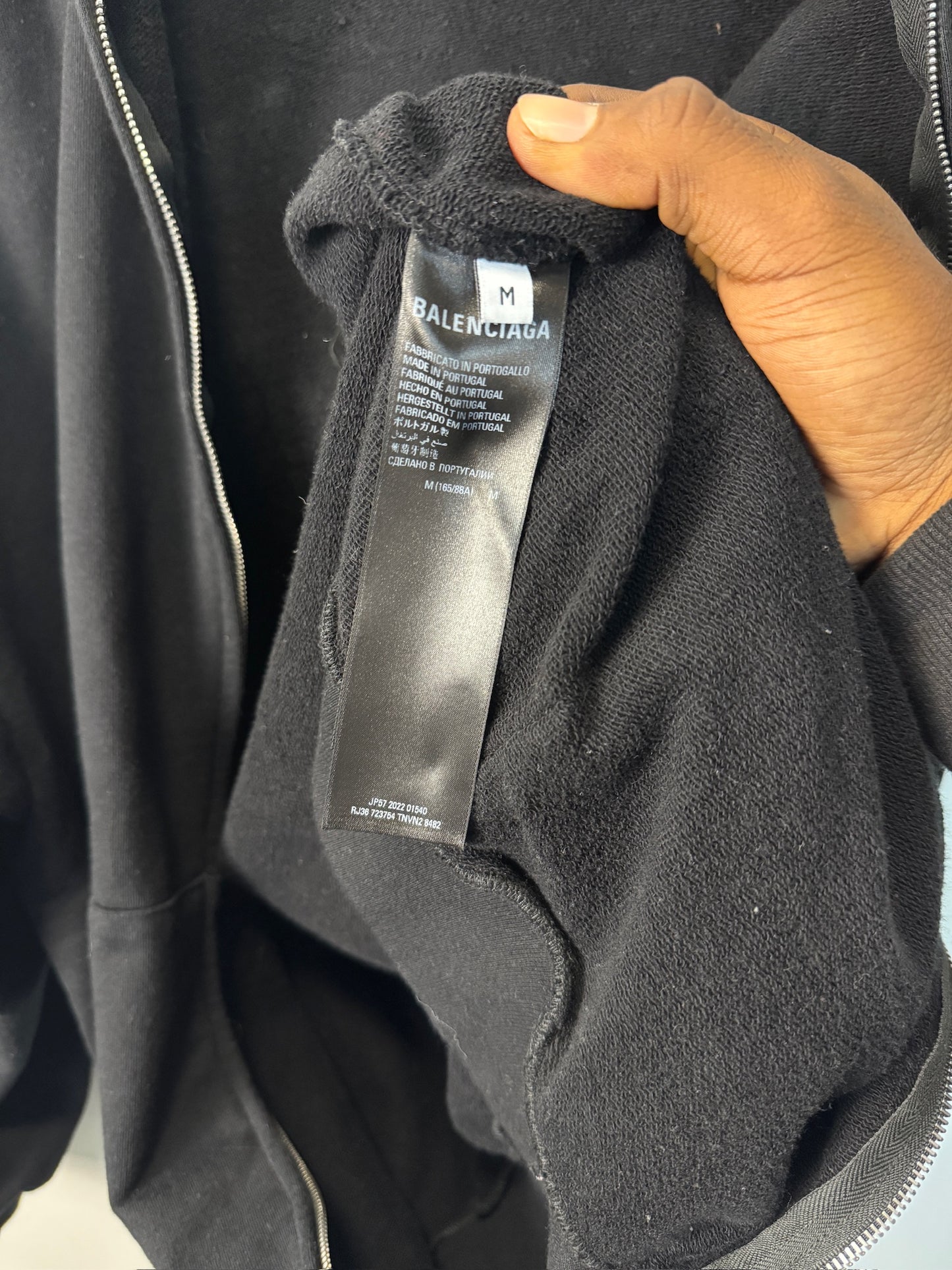 Balenciaga adidas zip
