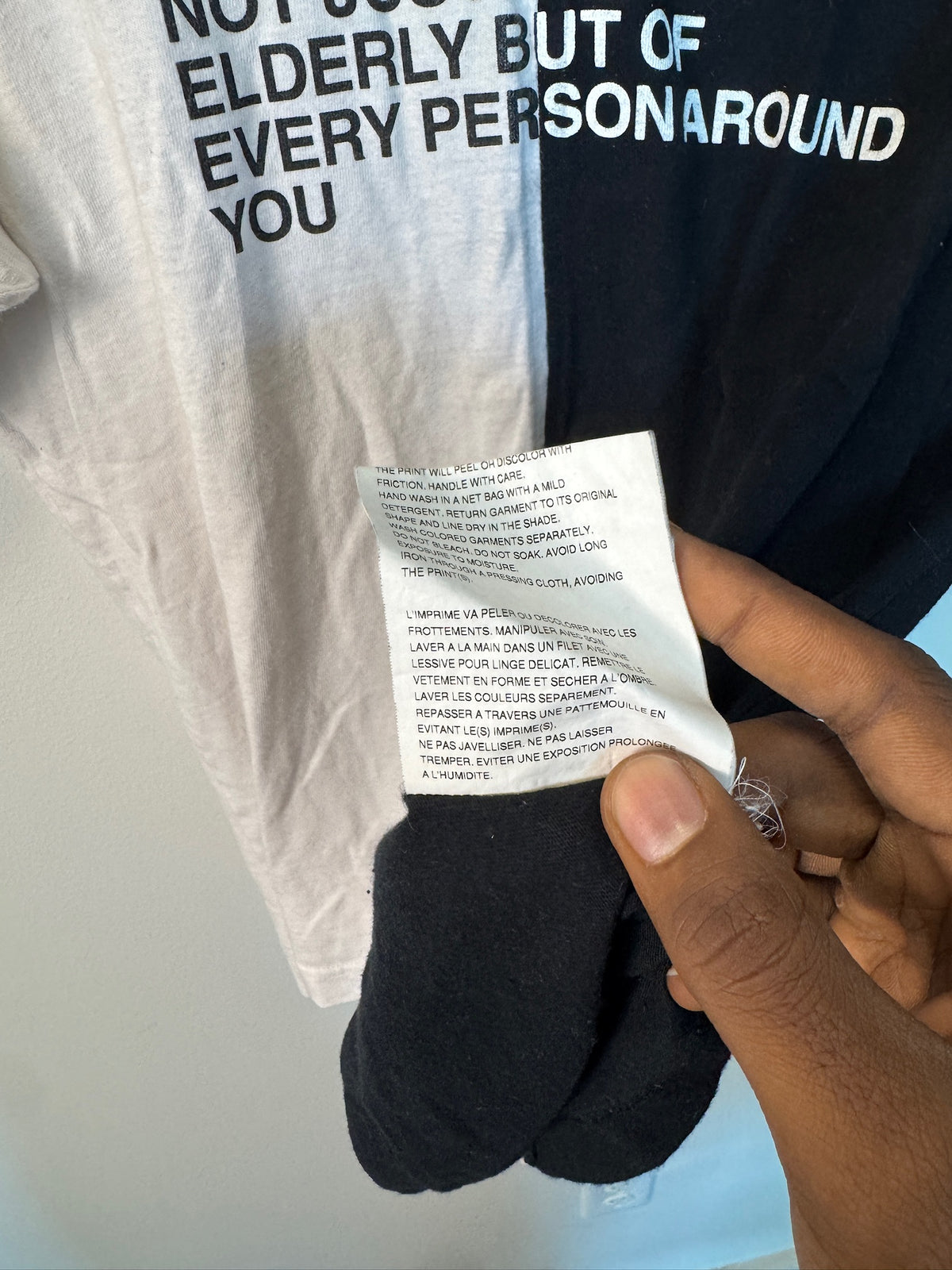Cdg junya AW02-03 elders tee