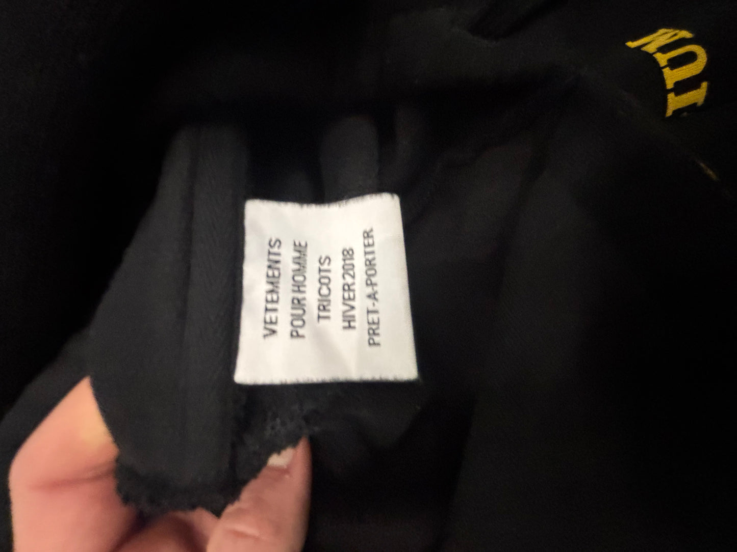 Vetements Antwerpen Split Hoodie