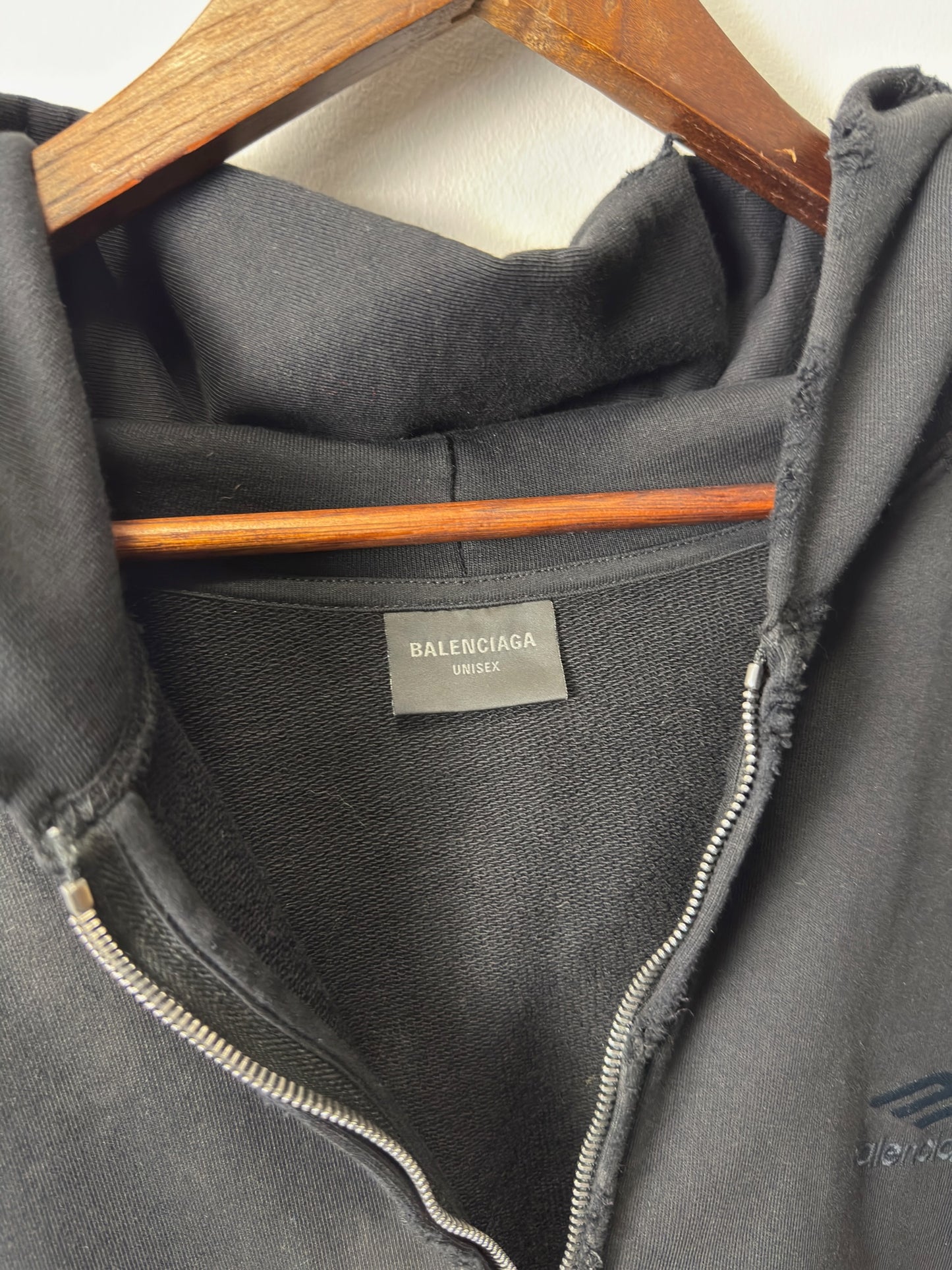 Balenciaga heavy metal zip