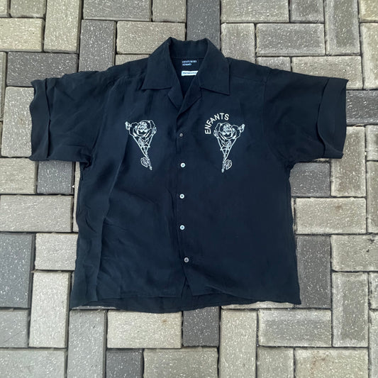Enfants Riches Deprimes Silk Embroidery Button Up
