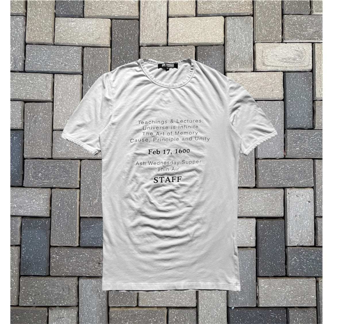 Raf Simon’s ss05 STAFF EXCLUSIVE elastic tee