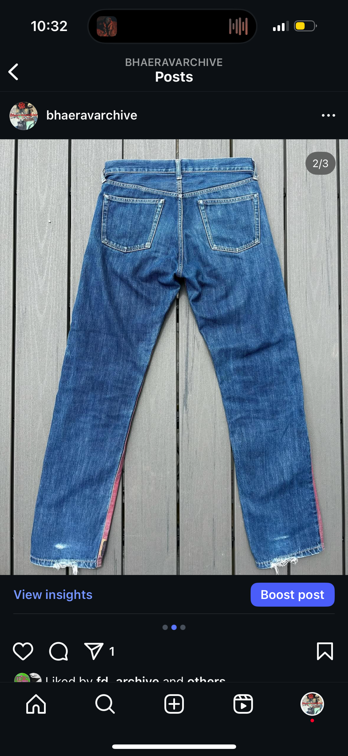 Comme Des garçons Cuba 02 denim