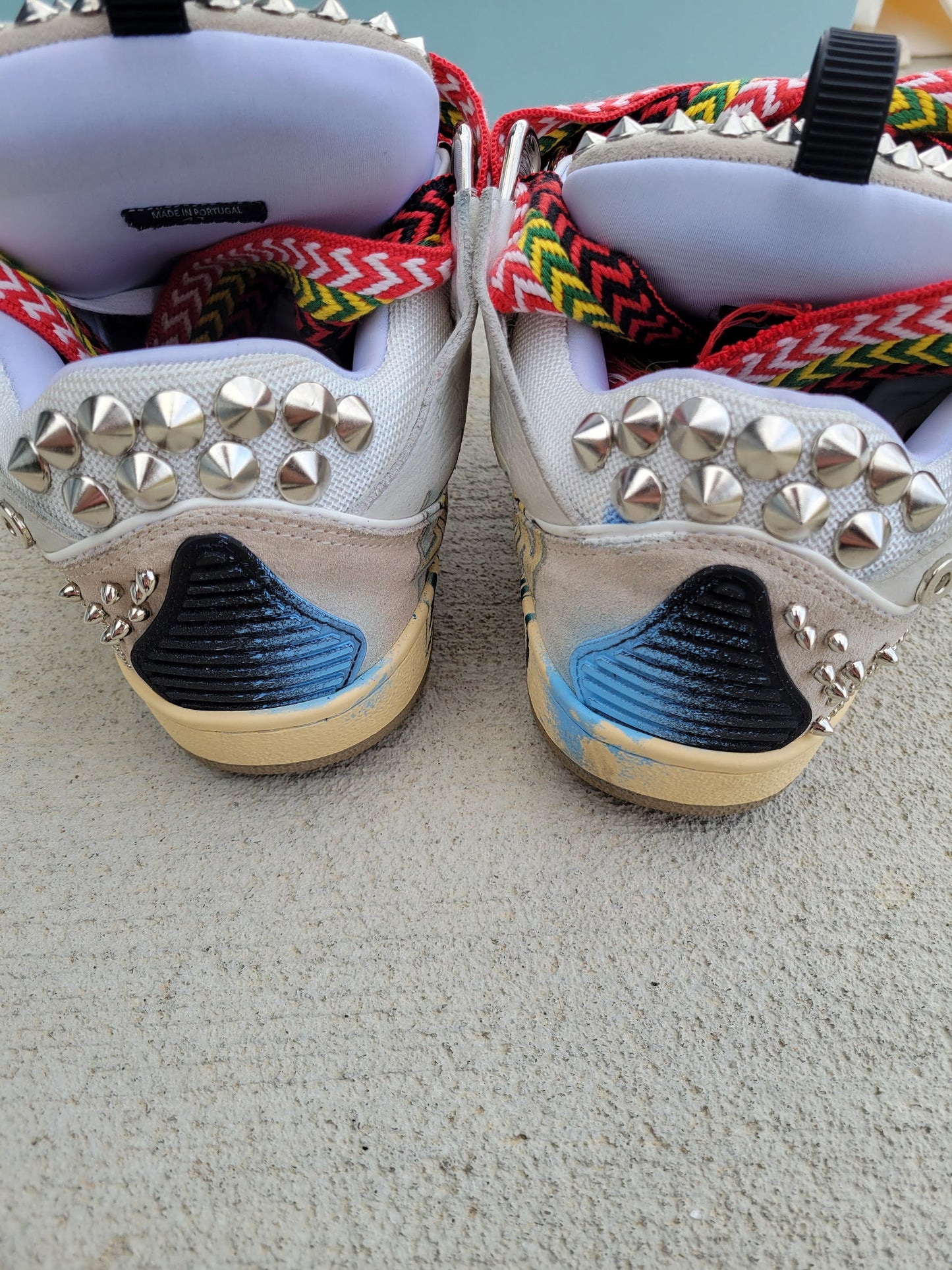 Lanvin Graffiti Curb Sneaker