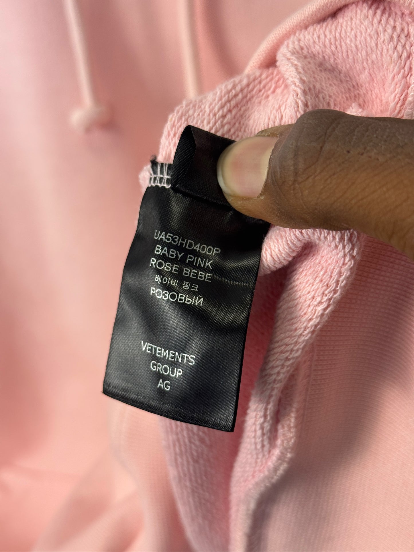 Vetements unicorn hoodie