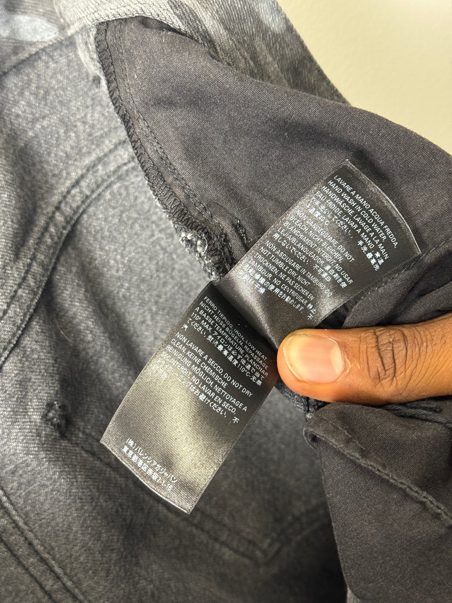 Balenciaga grey camo shorts