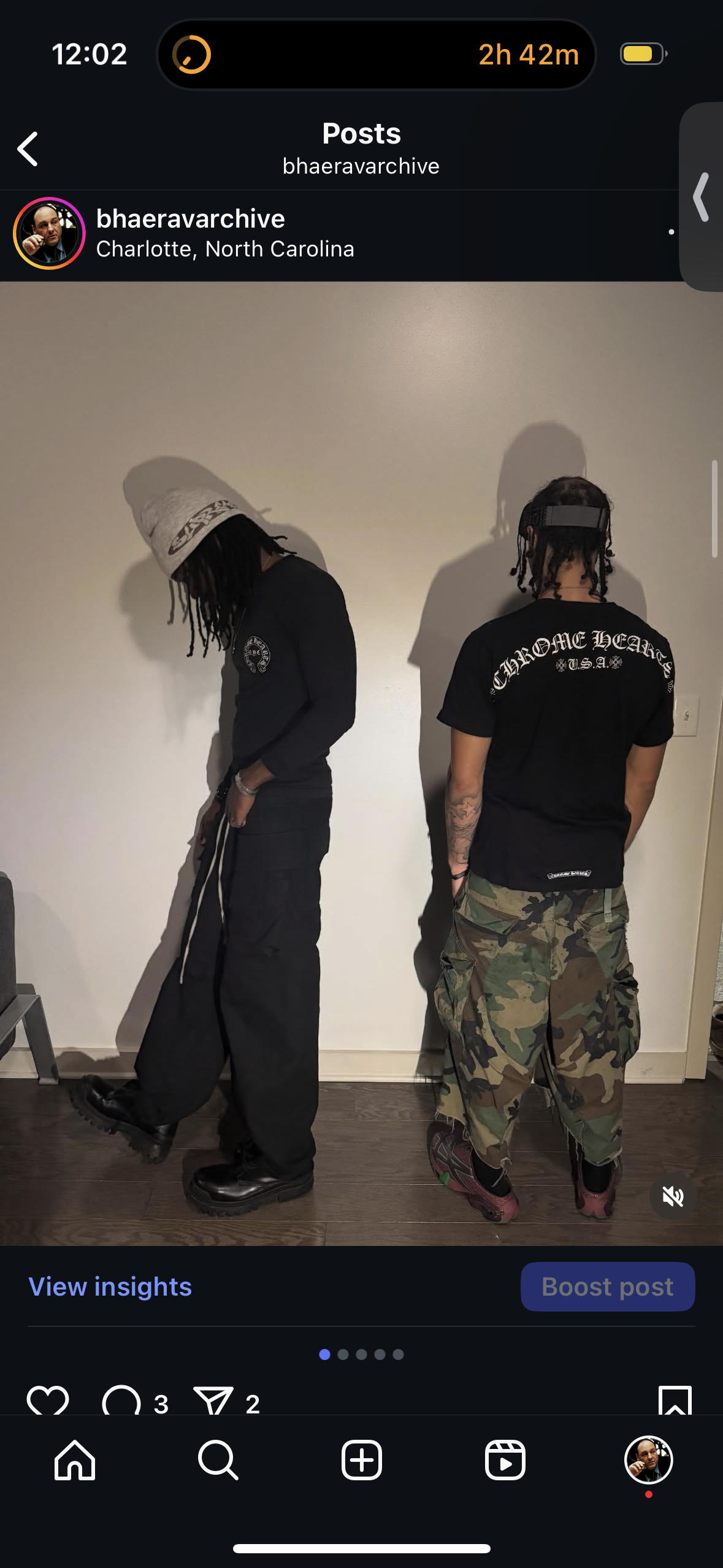 Chrome Hearts Arc scroll tee