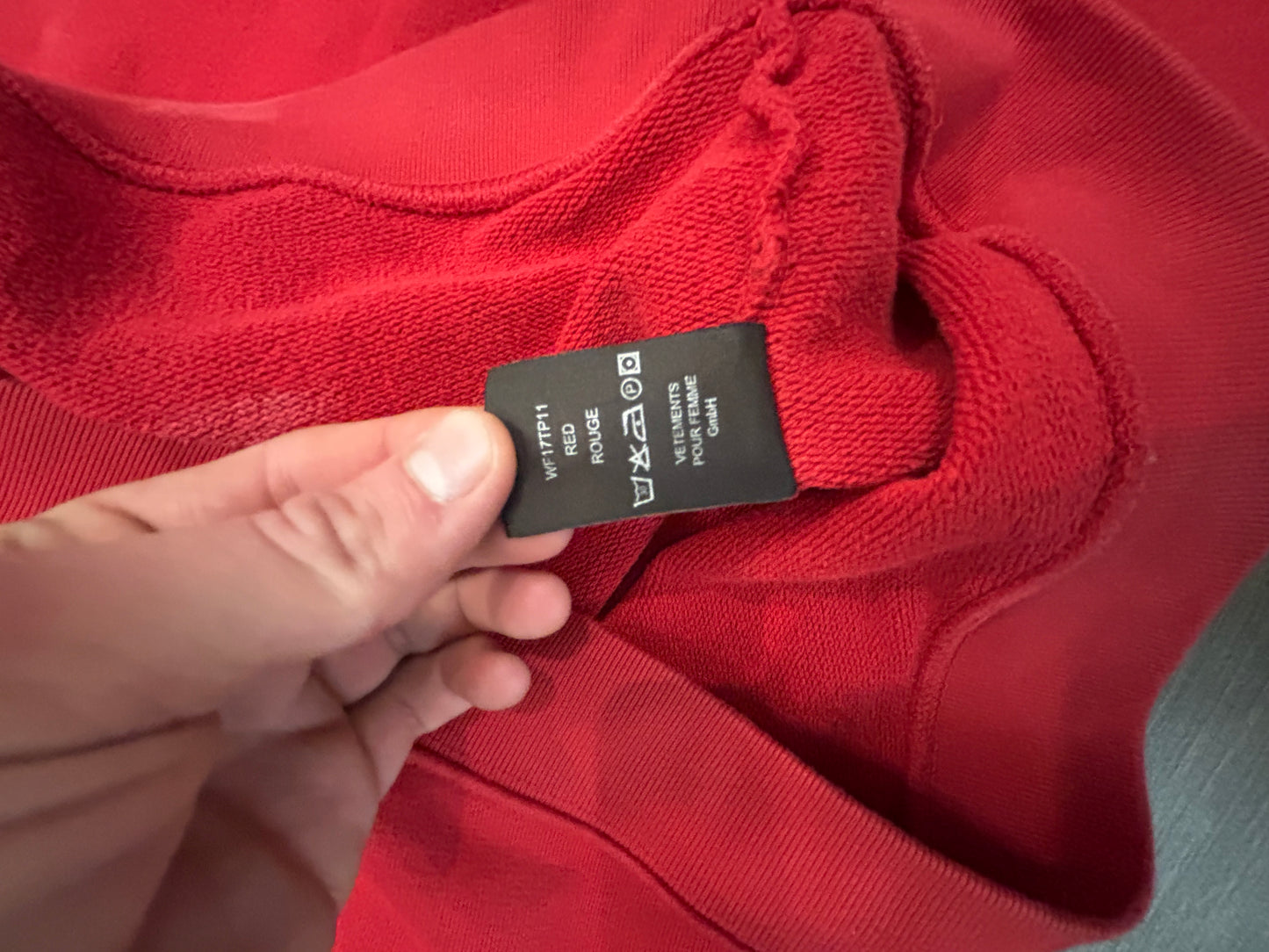 Vetements 11 Inch Gun Club hoodie