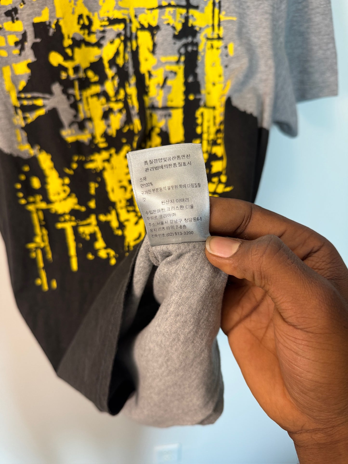 Dior homme abstract SS05 Hedi tee